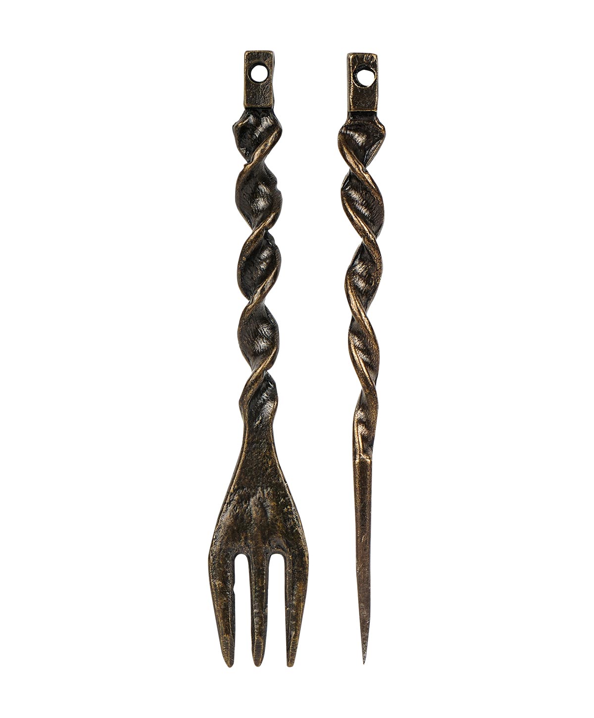 Zanabaq Fork/Poker Set - Steel Bowl Packing Accessory