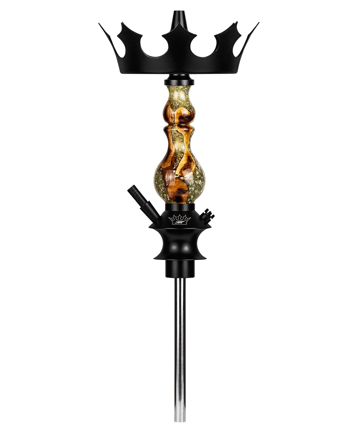 Regal Hookah Bishop - Epoxy Silver Winewood Shisha