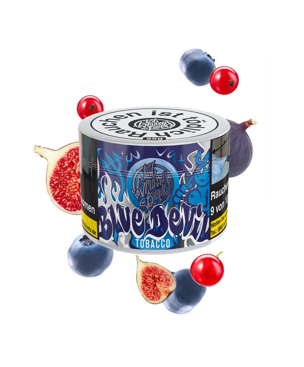 187 Strassenbande Blue Devil 25g Shisha Tabak