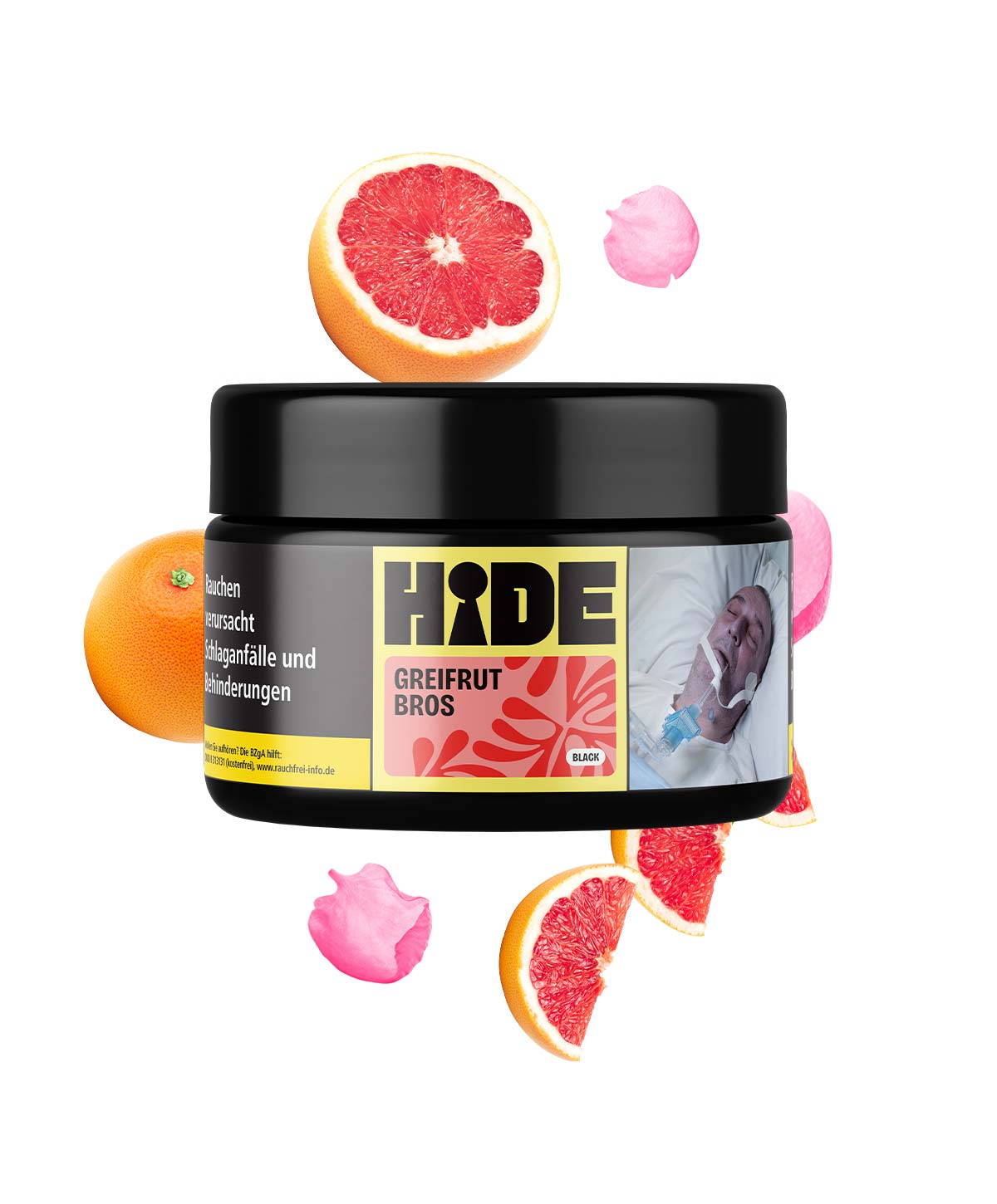 HIDE Dark Greifrut Bros 200g Shisha Tabak