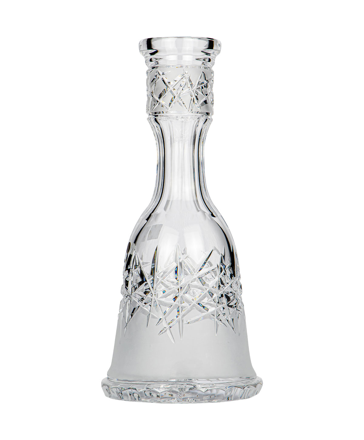 Caesar Crystal Tradi - Hoarfrost Down - Clear Hookah Glass