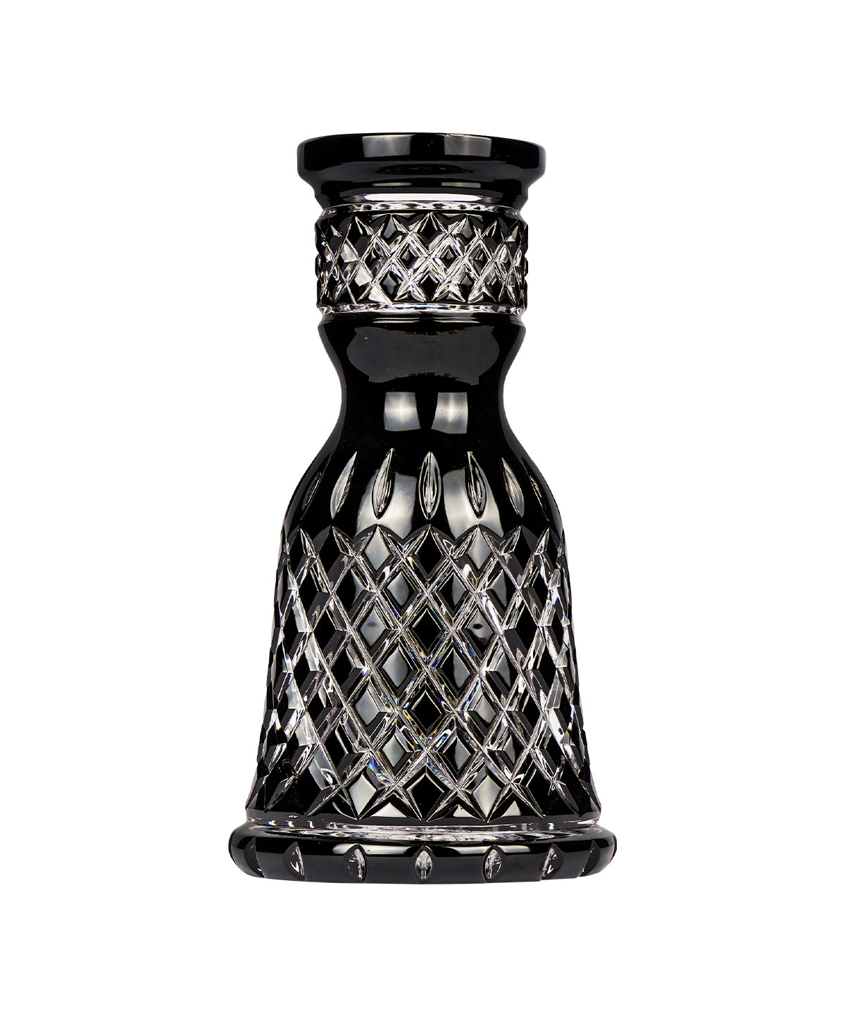 Moze Exclusive Glass Tradi - Crown Cut - Black Shisha Bowl