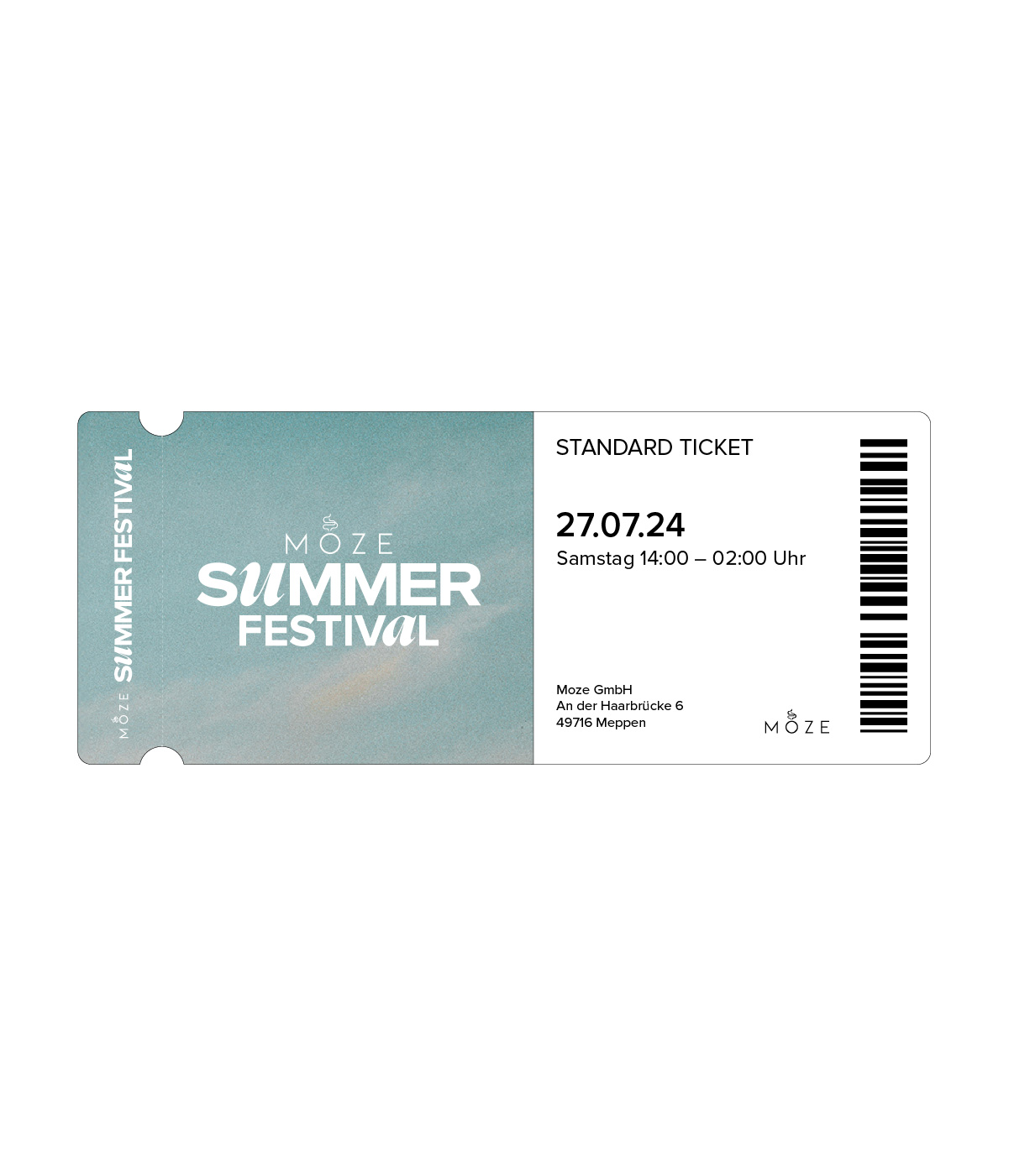 Moze Summer Festival - Standard Ticket