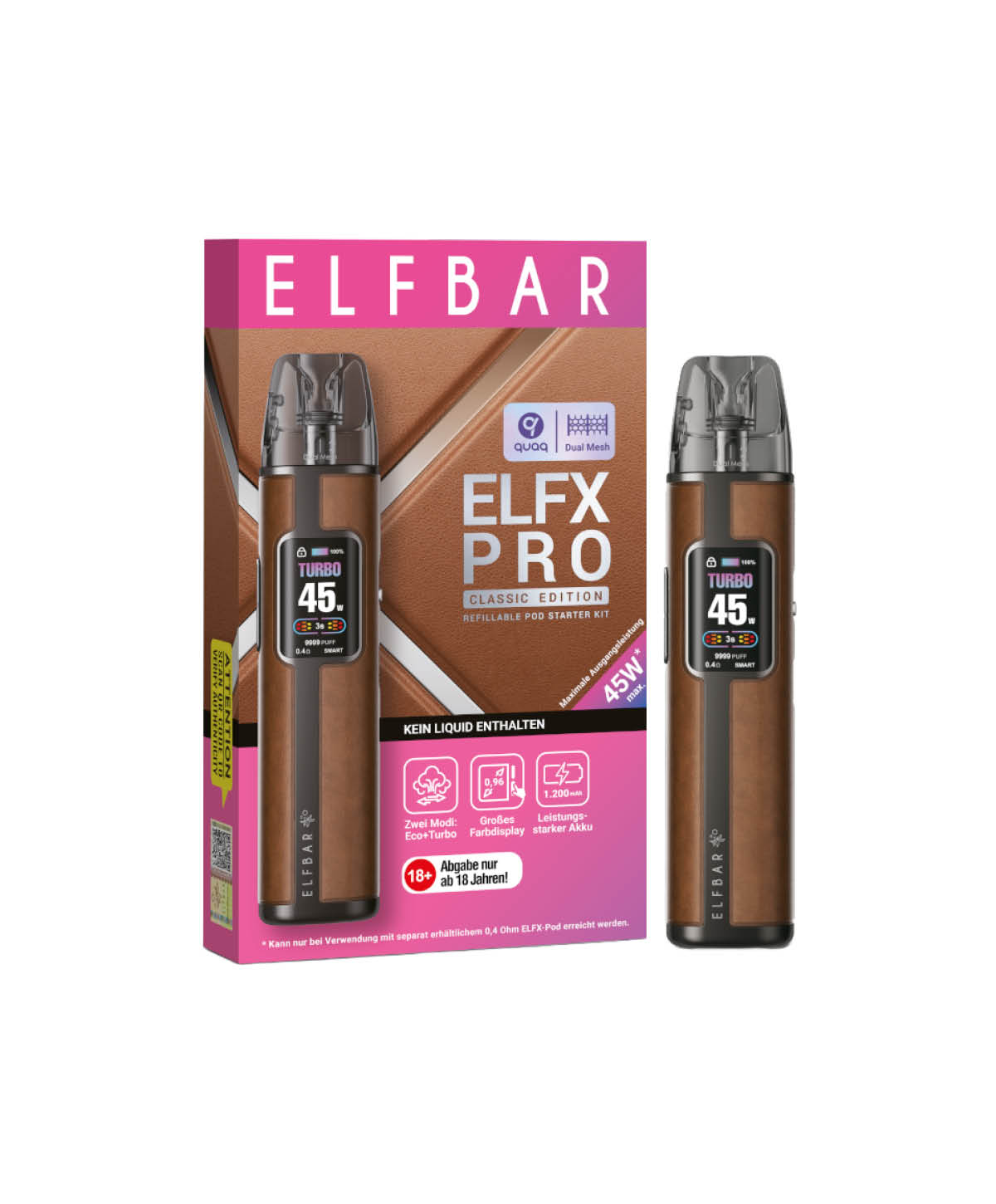 ElfX Pro Pod Akkuträger - Cowboy Brown