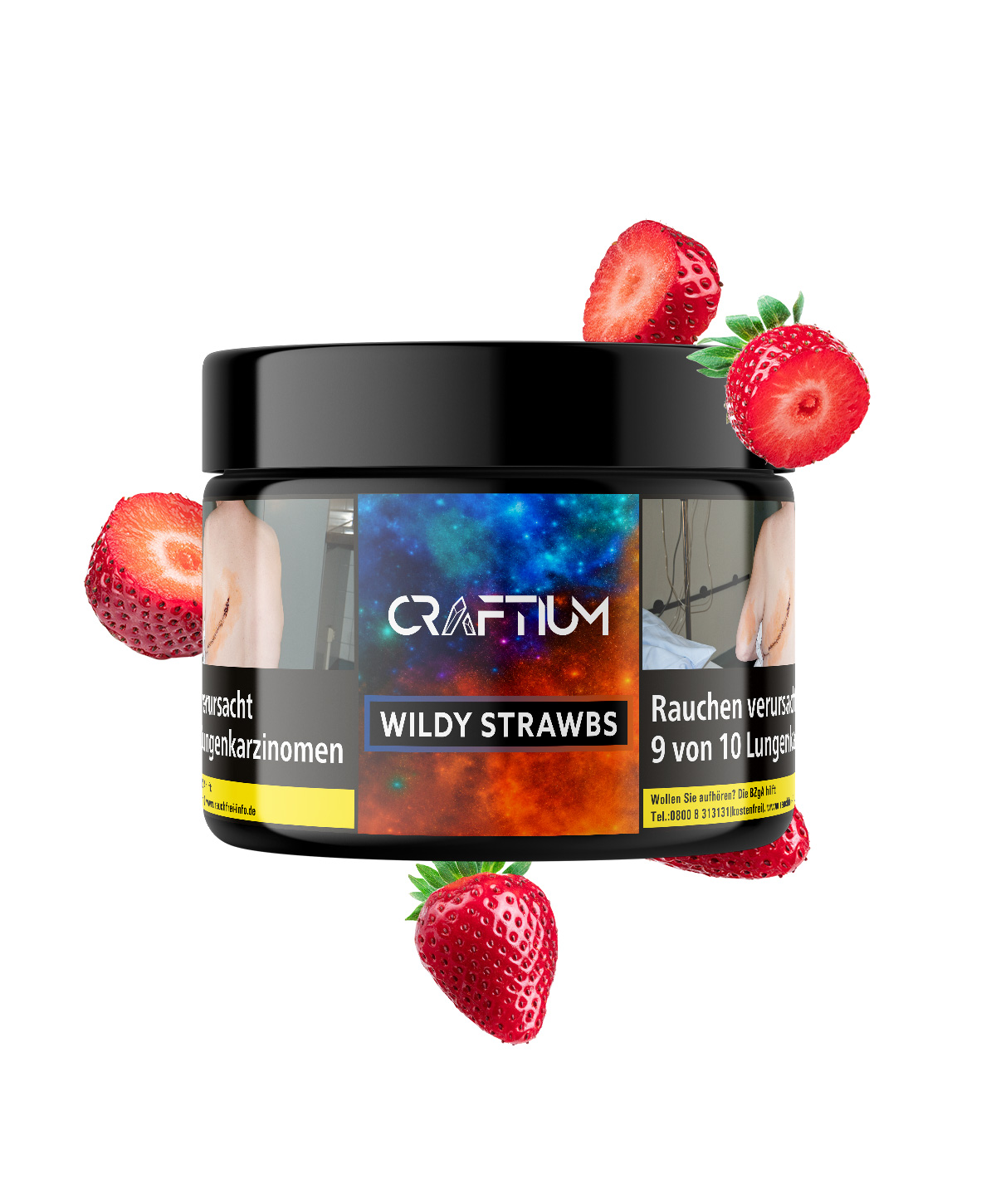 Craftium Origin - Wildy Strawbs 100g Shisha Tabak Craftium Origin - Wildy Strawbs 100g Shisha Tabak
