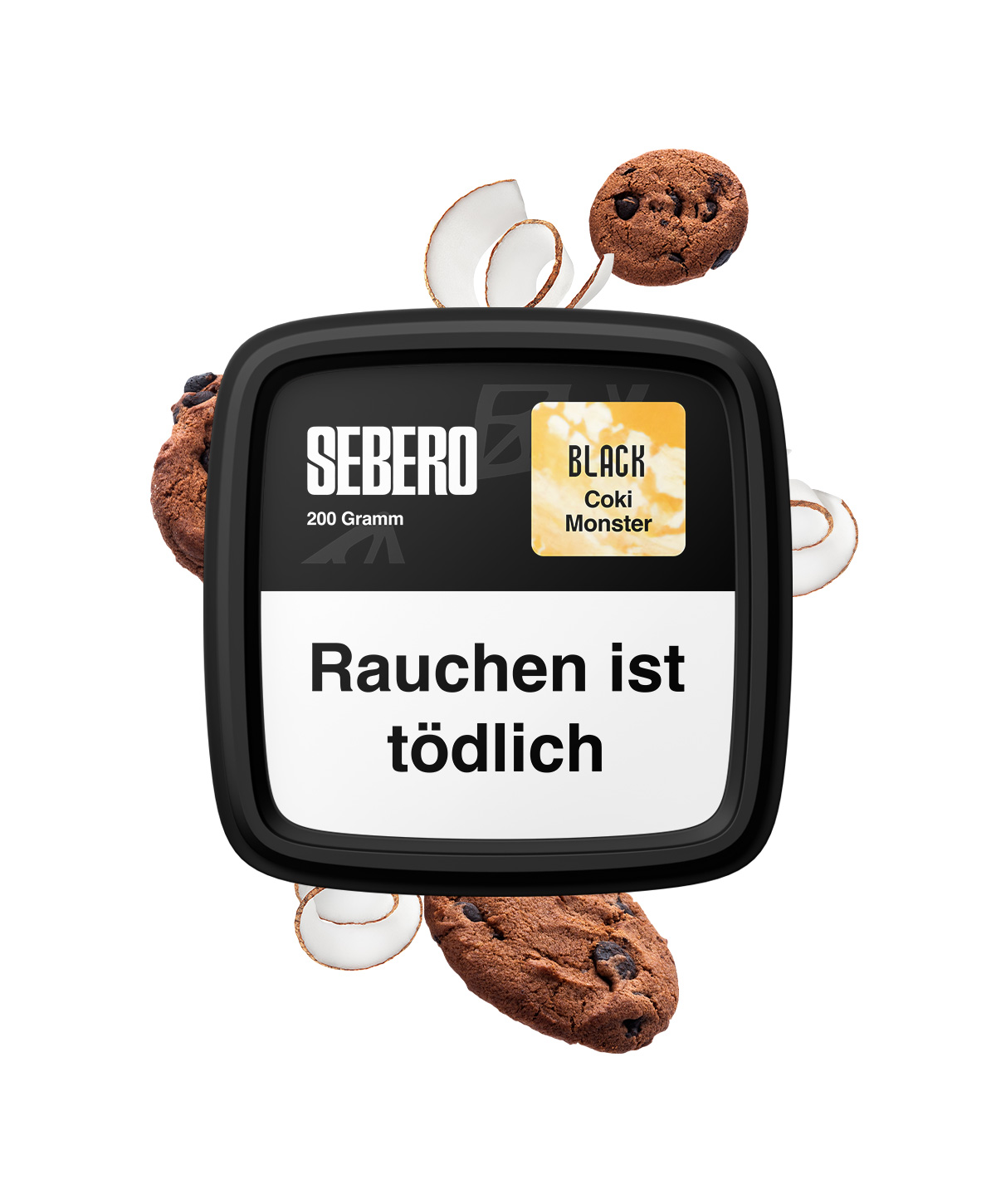 Sebero Black - Coki Monster 200g Hookah Tobacco Sebero Black - Coki Monster 200g Hookah Tobacco