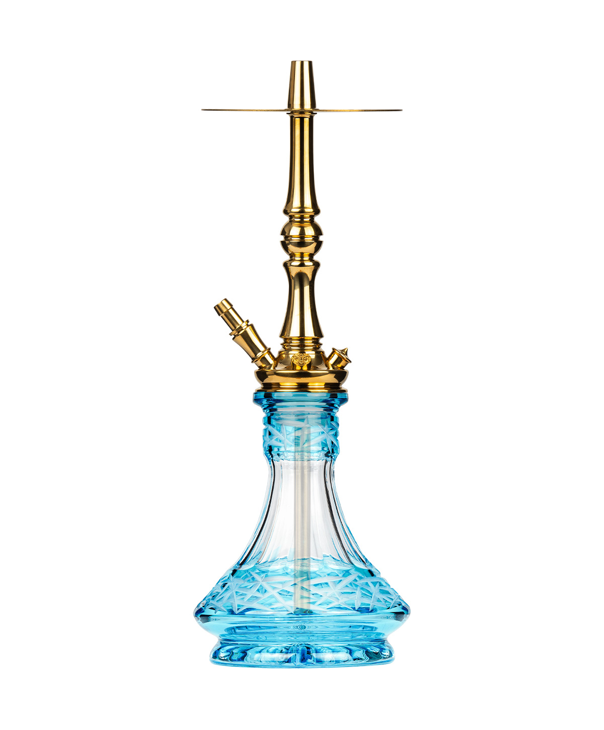 Moze Tradi M - Gold - Caesar Crystal Turquoise Shisha Moze Tradi M - Gold - Caesar Crystal Turquoise Shisha