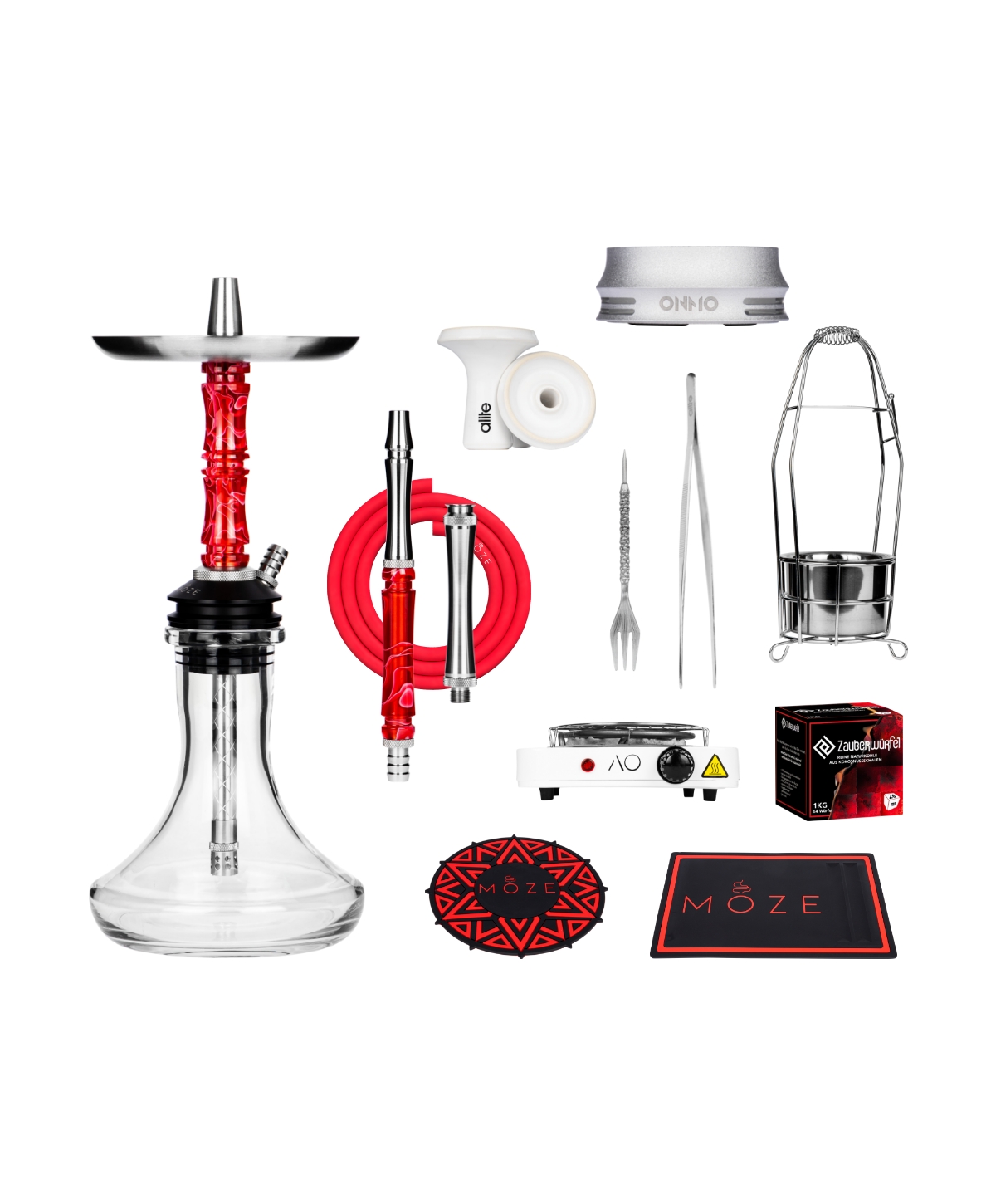 Moze Breeze Two Wavy Red All in One Bundle