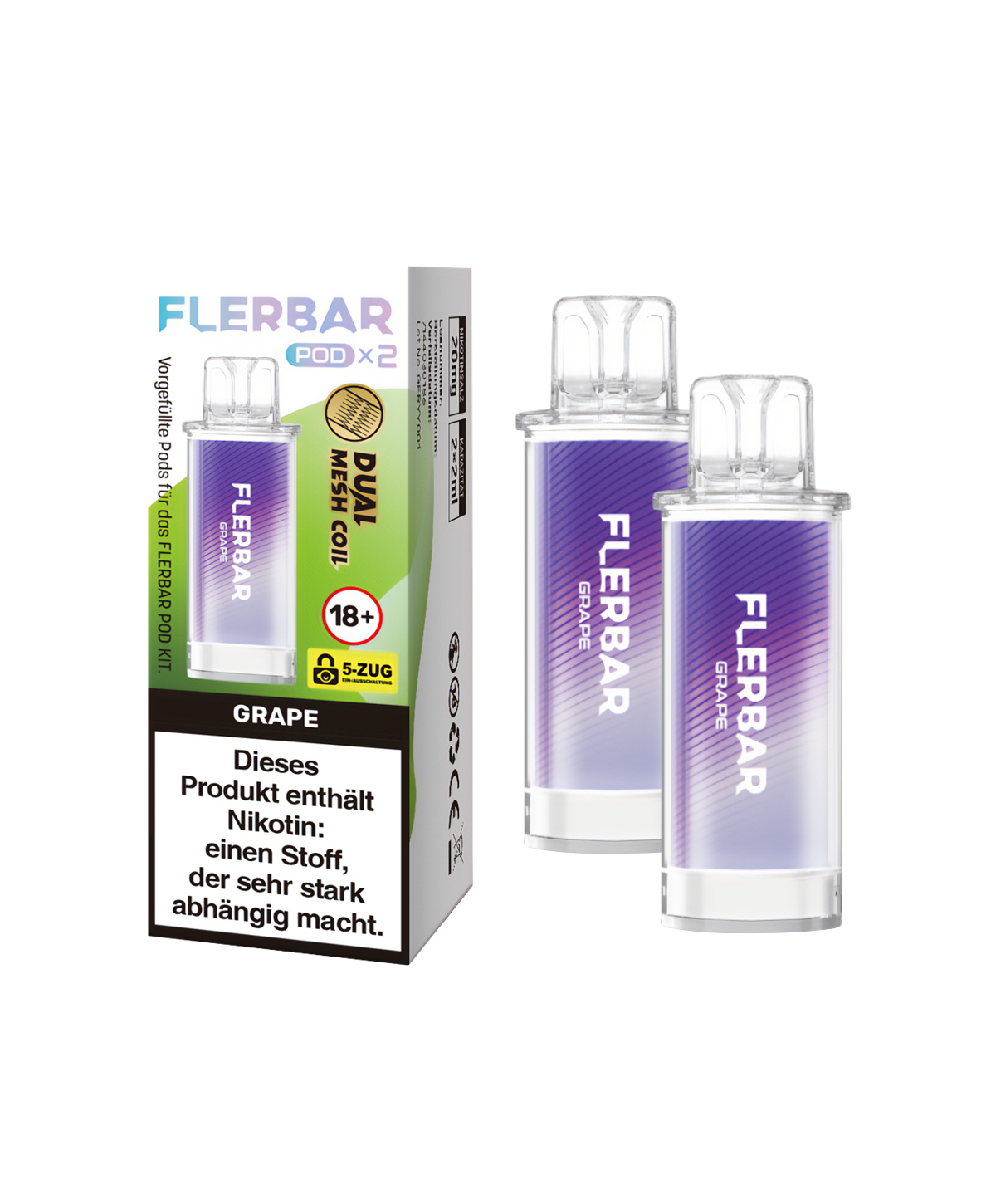 Flerbar Pod - Grape 2er Pack