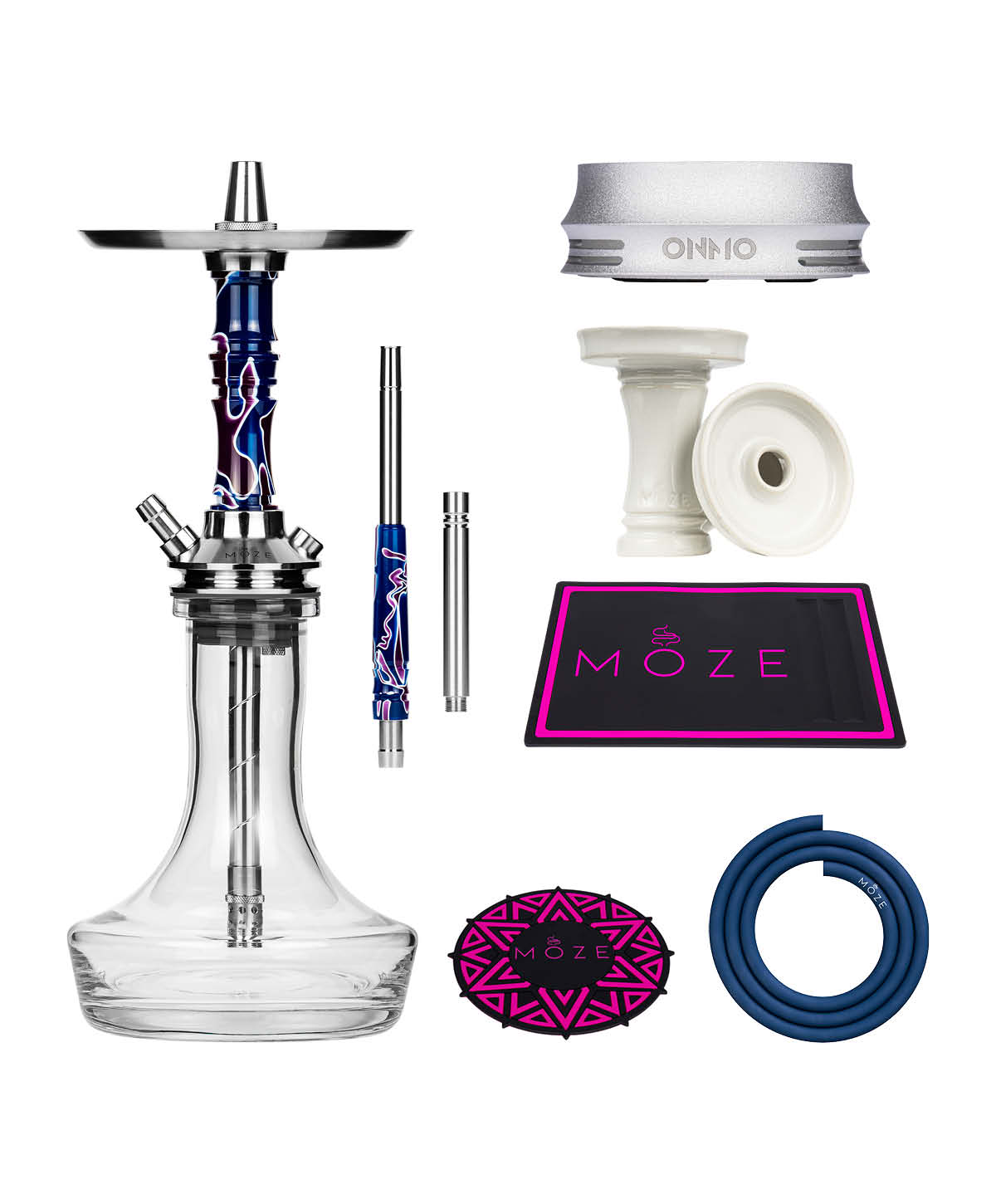 Moze Breeze Pro - Candy Line Blue/Purple Fair Bundle