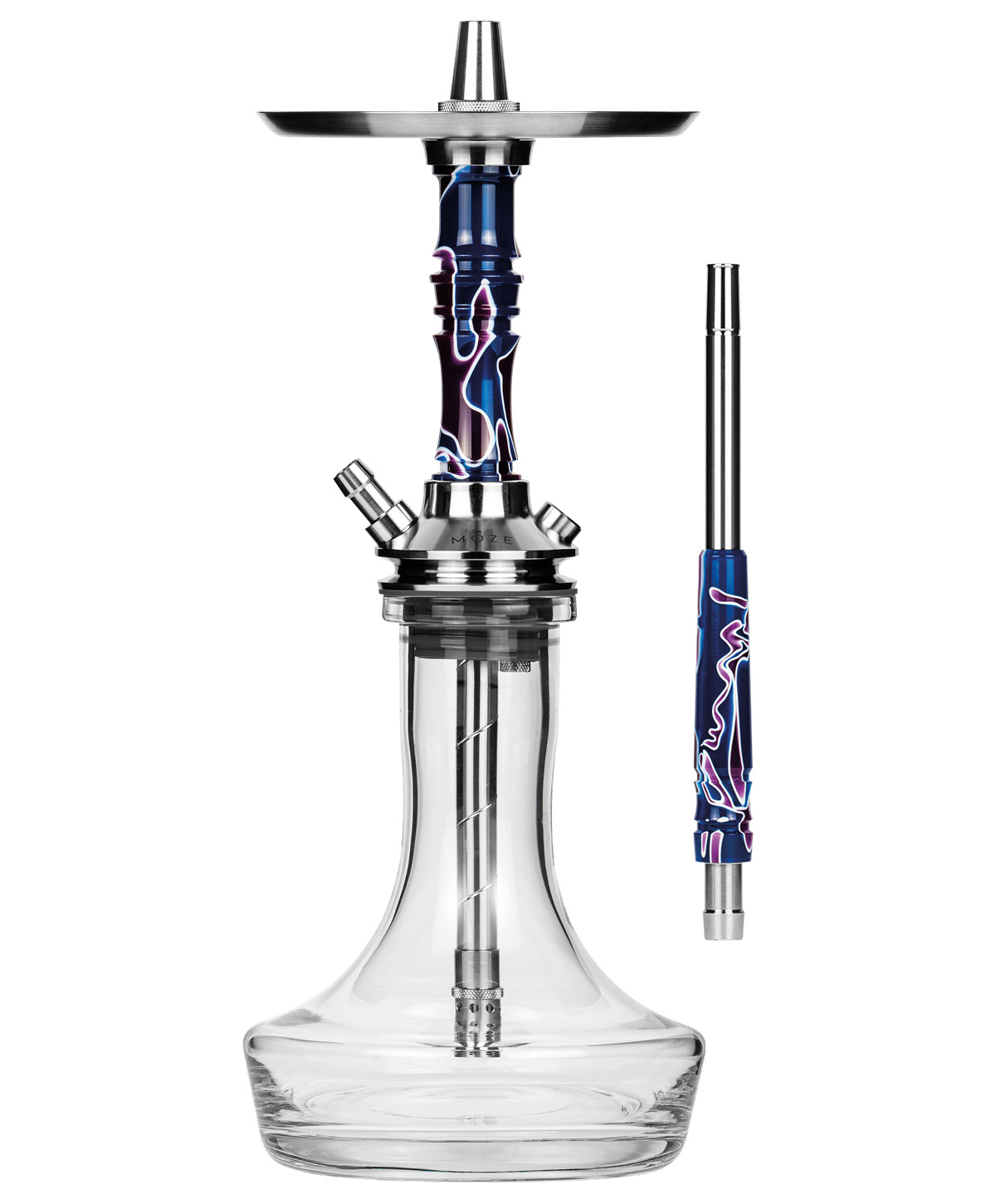 Moze Breeze Pro - Candy Line Blue/Purple Hookah Moze Breeze Pro - Candy Line Blue/Purple Hookah