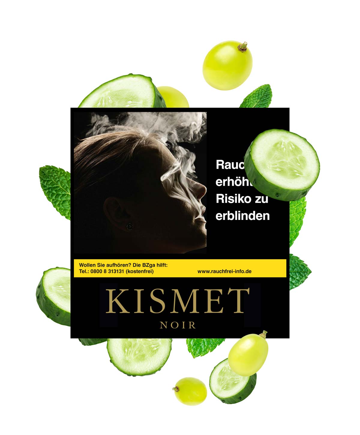 Kismet Blck Ccmbr 200g Hookah Tobacco
