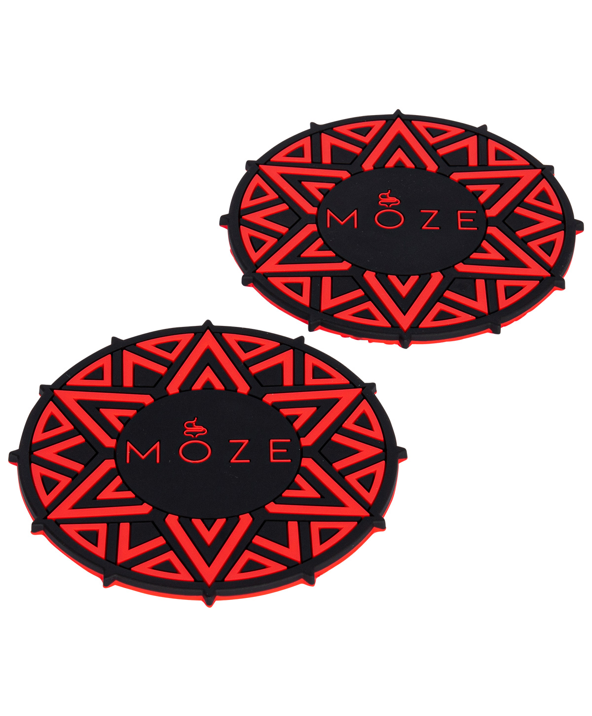Moze Getränkuntersetzer (2er Set) - Red