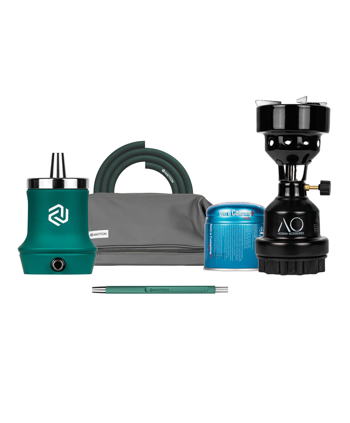 Amotion Roam - Forest Green - Outdoor Shisha Kit