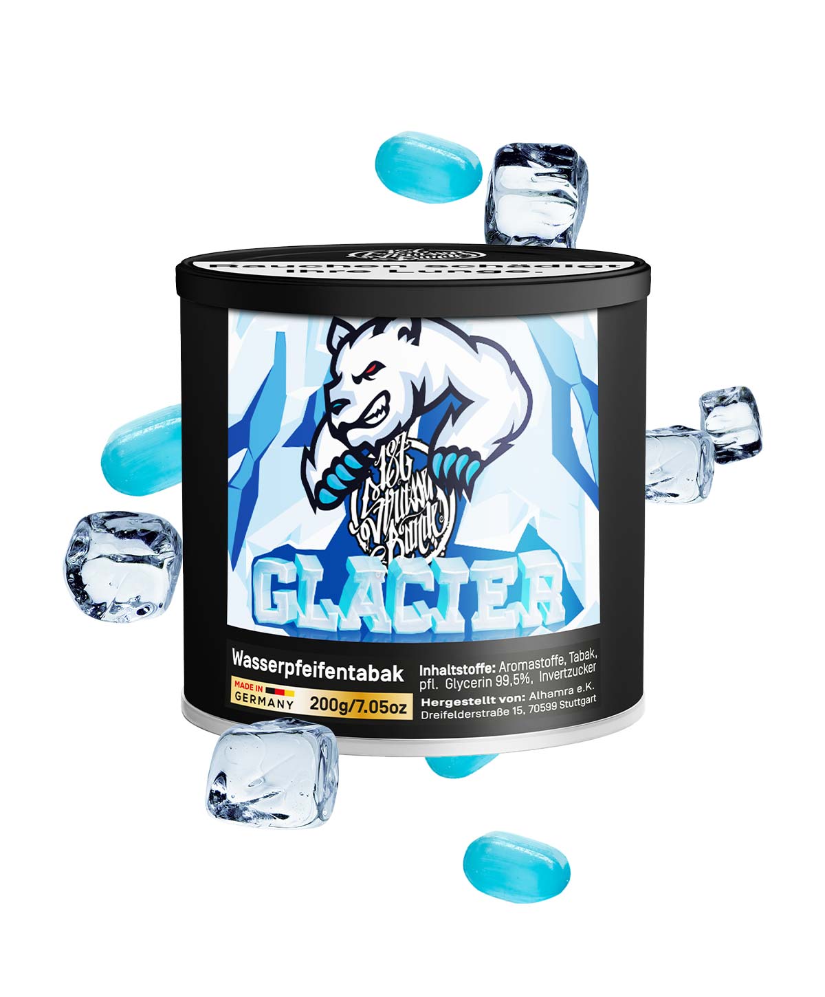 187 Strassenbande Glacier 200g Shisha Tabak 187 Strassenbande Glacier 200g Shisha Tabak