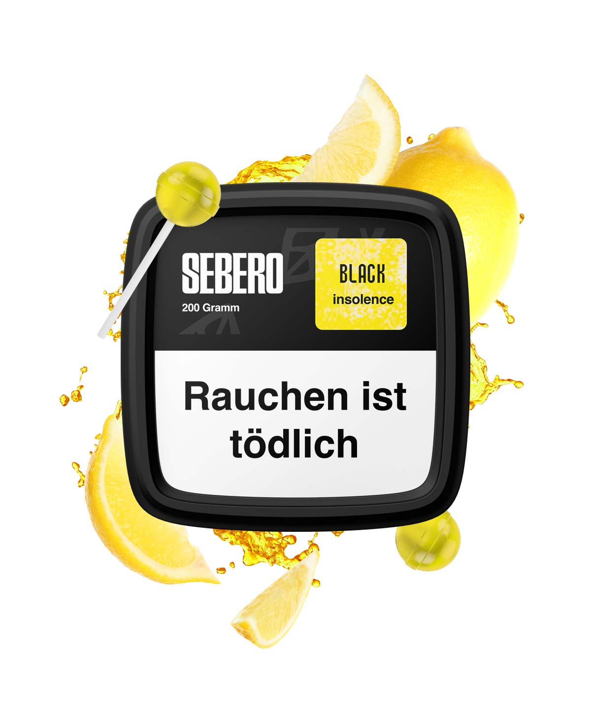 Sebero Black - Lmn Candi 200g Hookah Tobacco Sebero Black - Lmn Candi 200g Hookah Tobacco