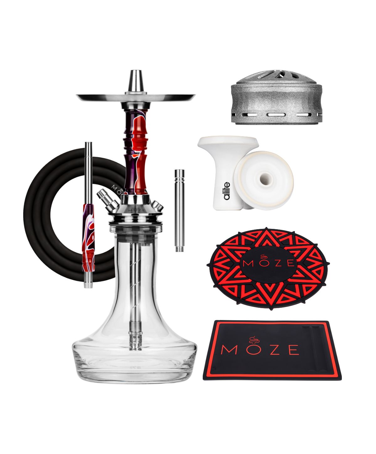 Moze Breeze Pro - Candy Red/Purple - Sale Bundle