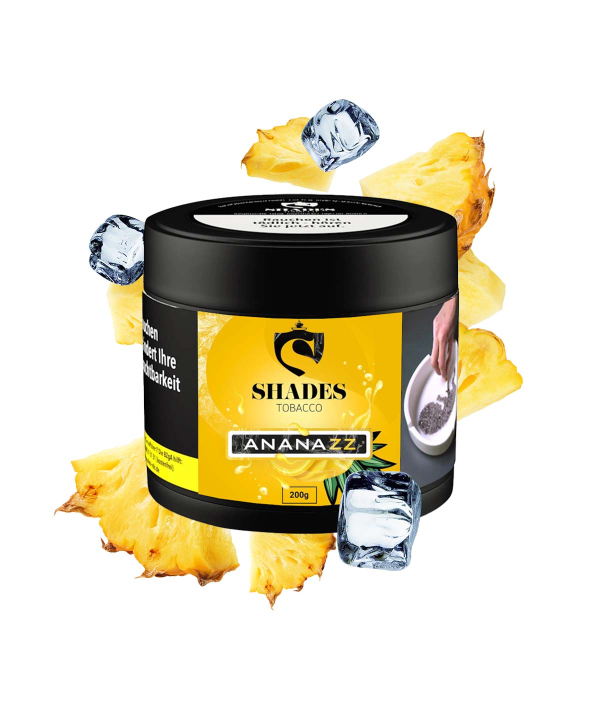 Shades Tobacco Ananazz 200g Shisha Tabak Shades Tobacco Ananazz 200g Shisha Tabak