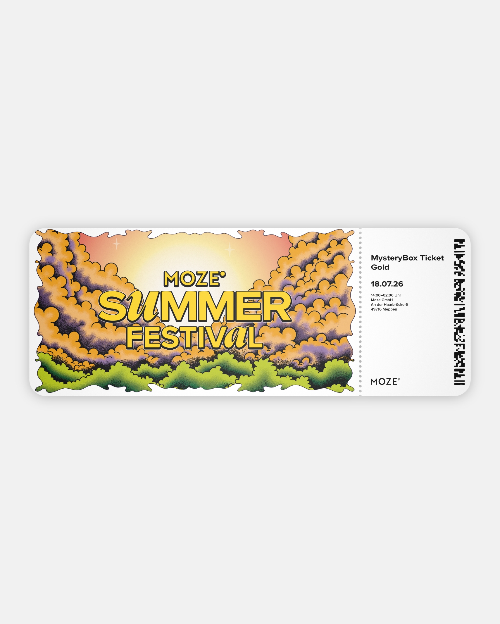 Mystery Box Ticket Gold