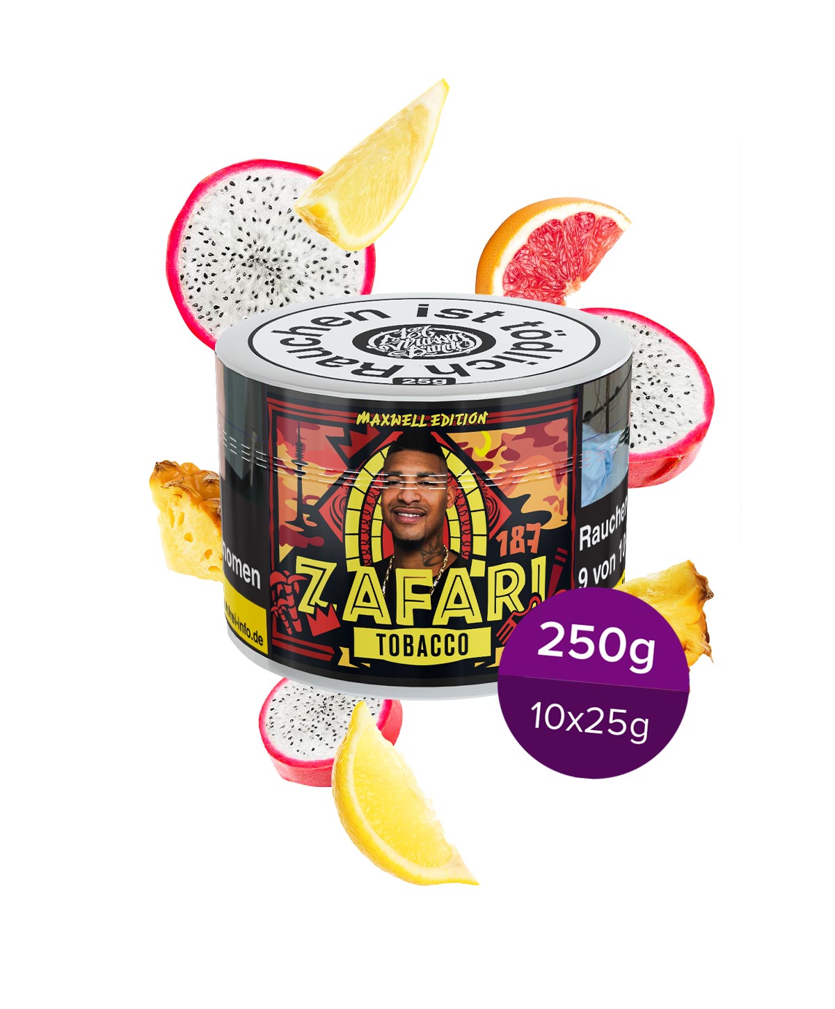 187 Strassenbande ZAFARI 250g Shisha Tabak