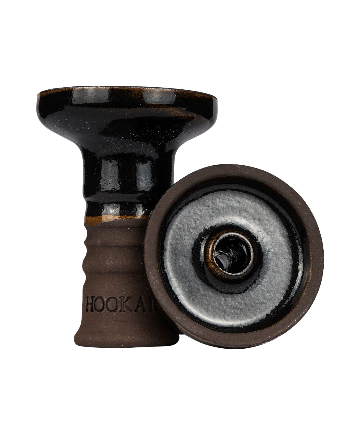 Hookain Low Lip - Shiny Black Tobacco Bowl Hookain Low Lip - Shiny Black Tobacco Bowl