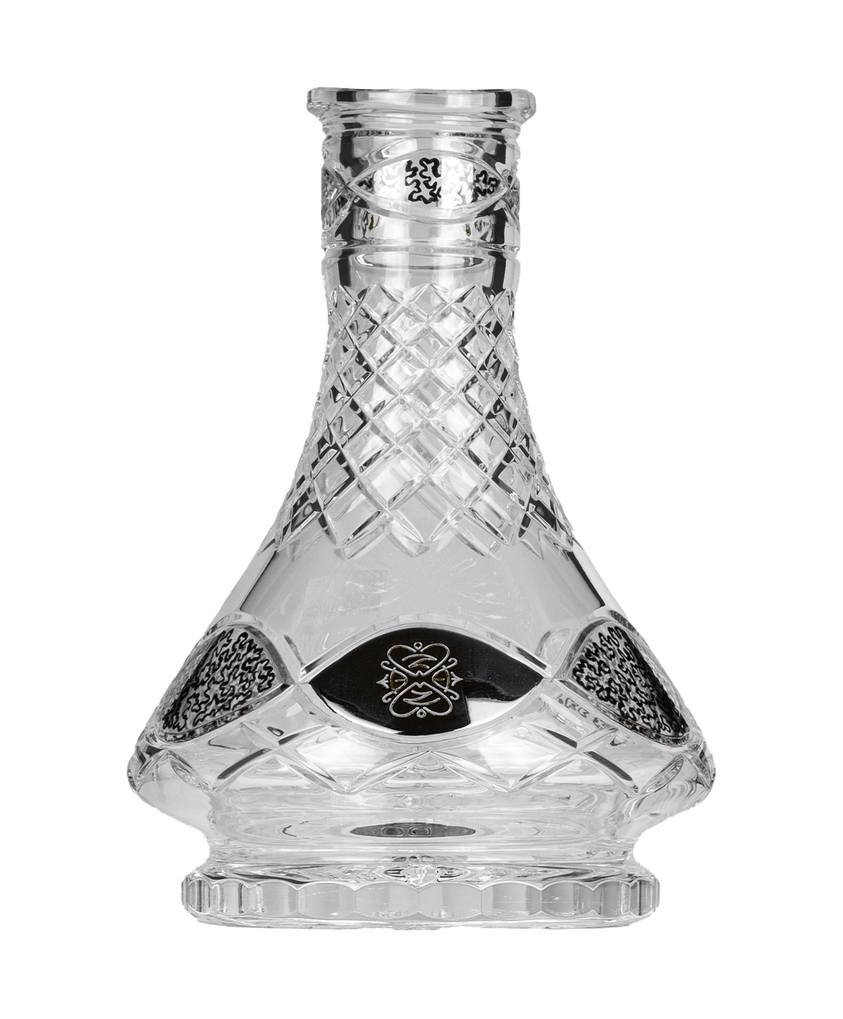 Caesar Crystal Large Ufo - Saida Silver Hookah Glass