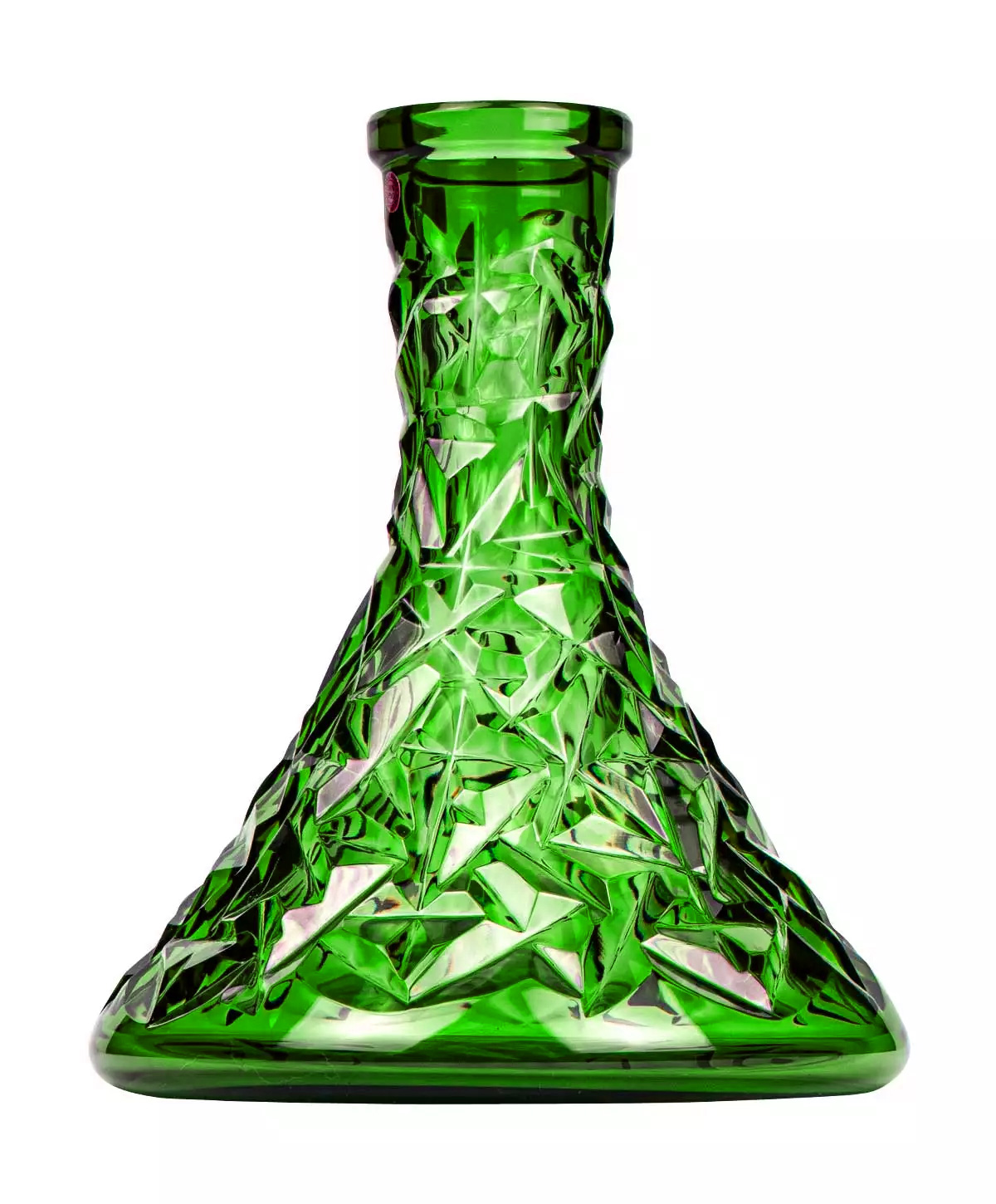 Caesar Crystal Large Cone - Rock - Emerald Hookah Glass Caesar Crystal Large Cone - Rock - Emerald Hookah Glass