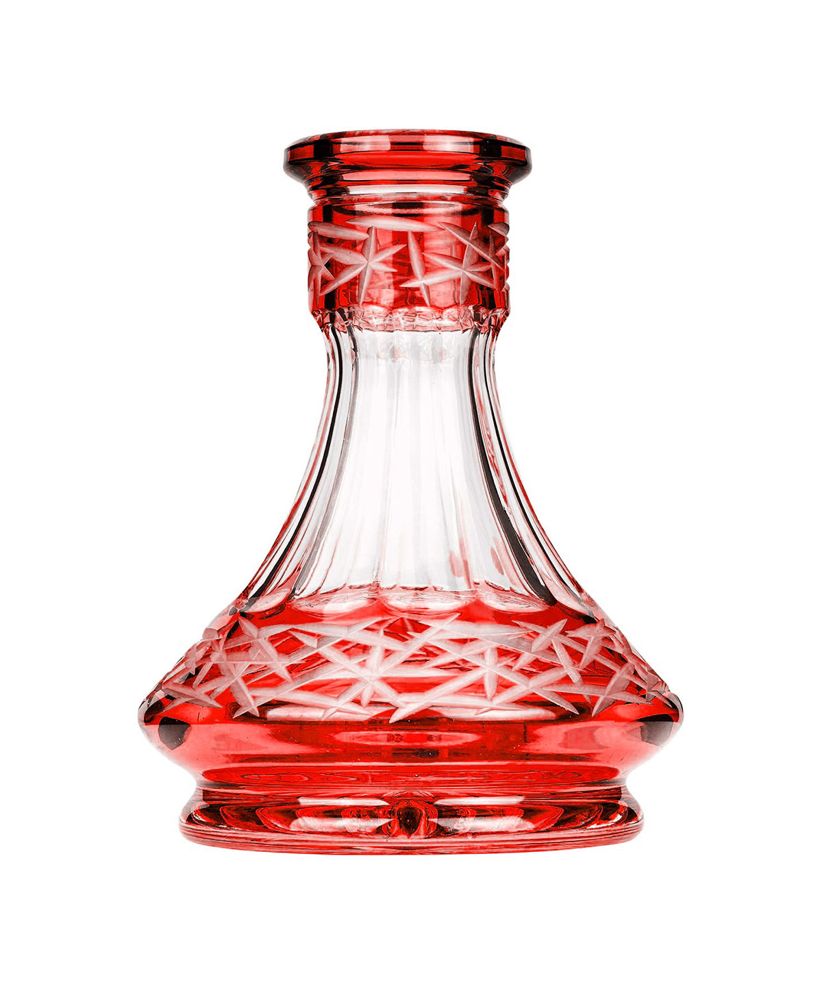 Moze Exclusive Glass Ufo Mini - Red Hookah Glass