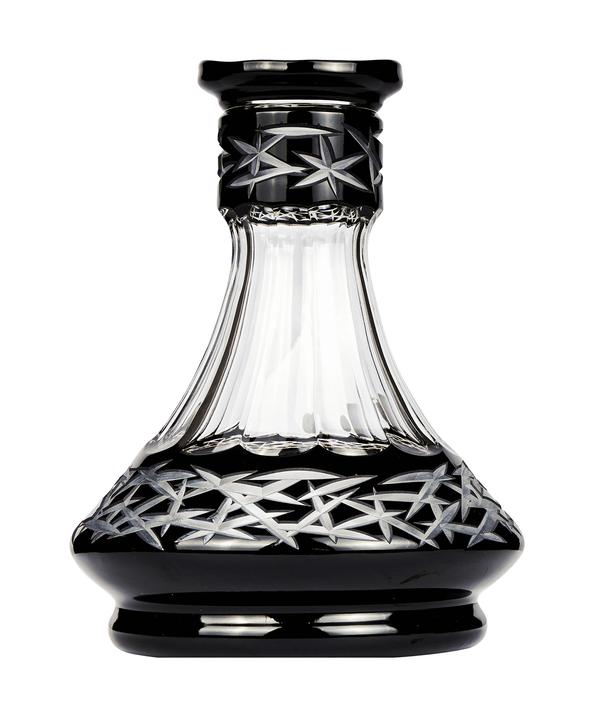 Caesar Crystal Small Ufo - Black Hookah Glass Caesar Crystal Small Ufo - Black Hookah Glass