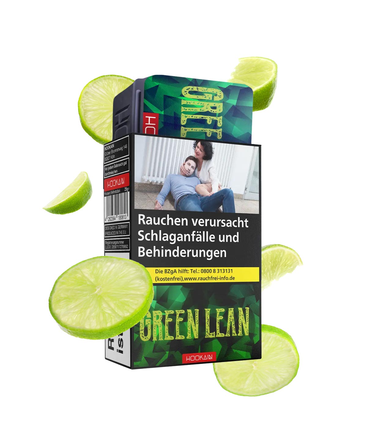 Hookain GREEN LEAN 25g Hookah Tobacco