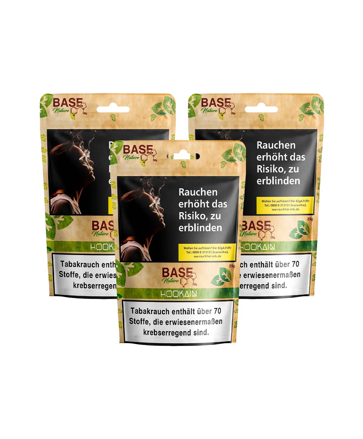 Hookain Nature Base Tobacco 75g Shisha Pfeifentabak