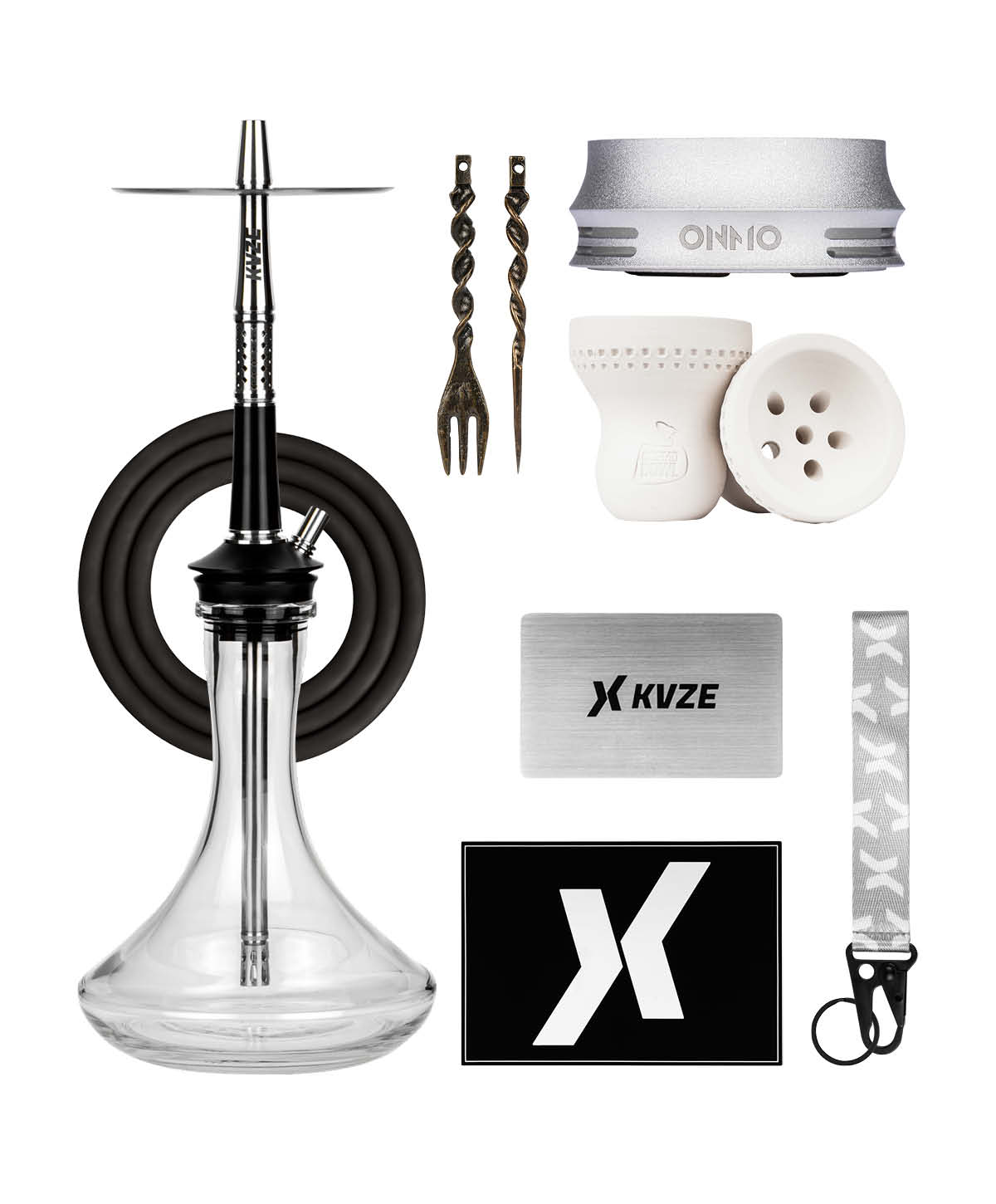 KVZE GRID Sterling Bundle Hookah