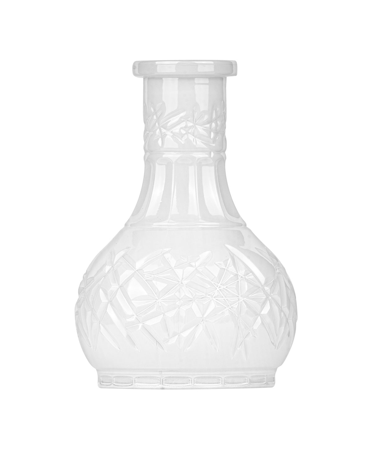 Dash Mini - Ghost White Hookah Glass