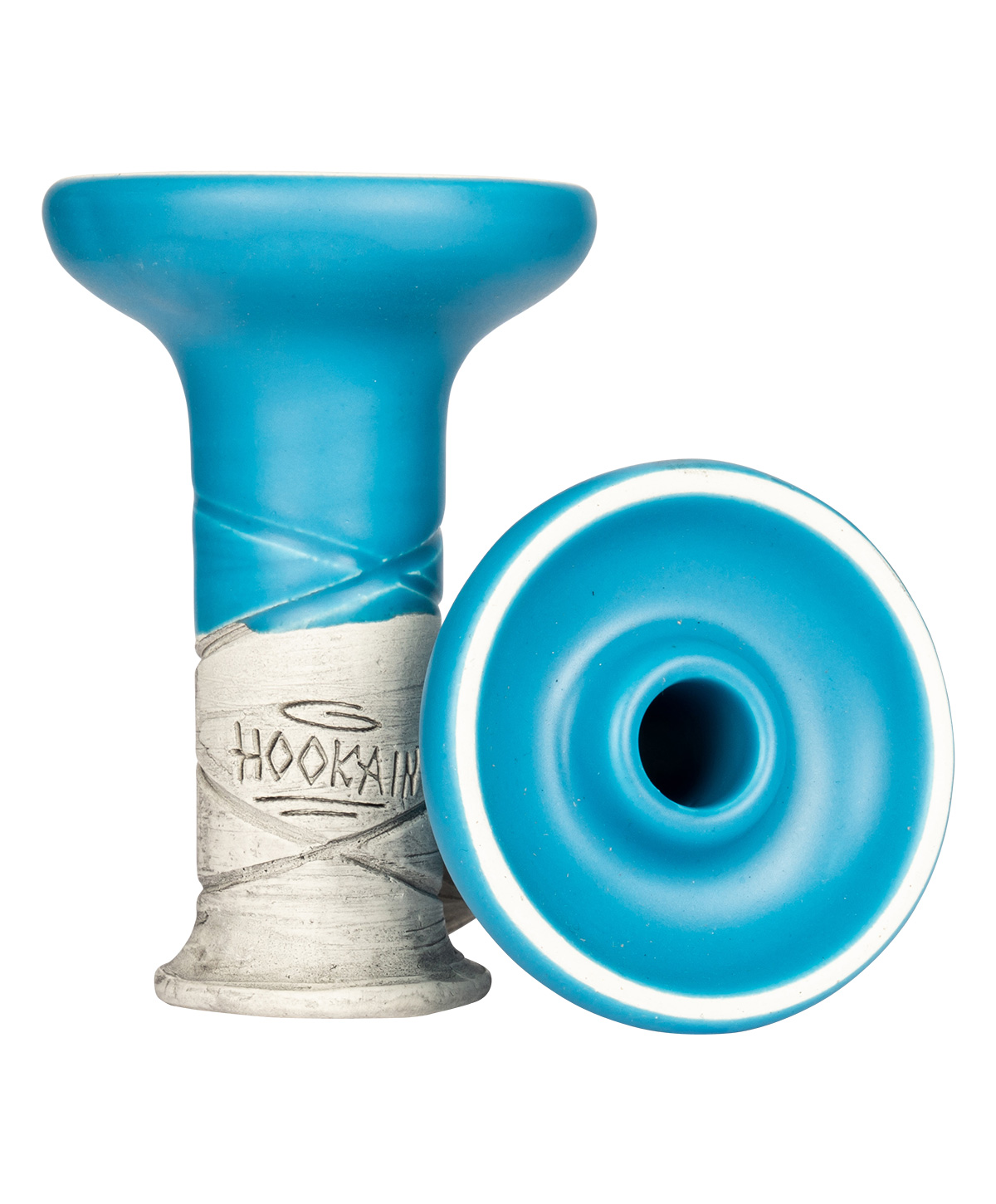 Hookain Lit Lip - Baby Blue Tobacco Bowl