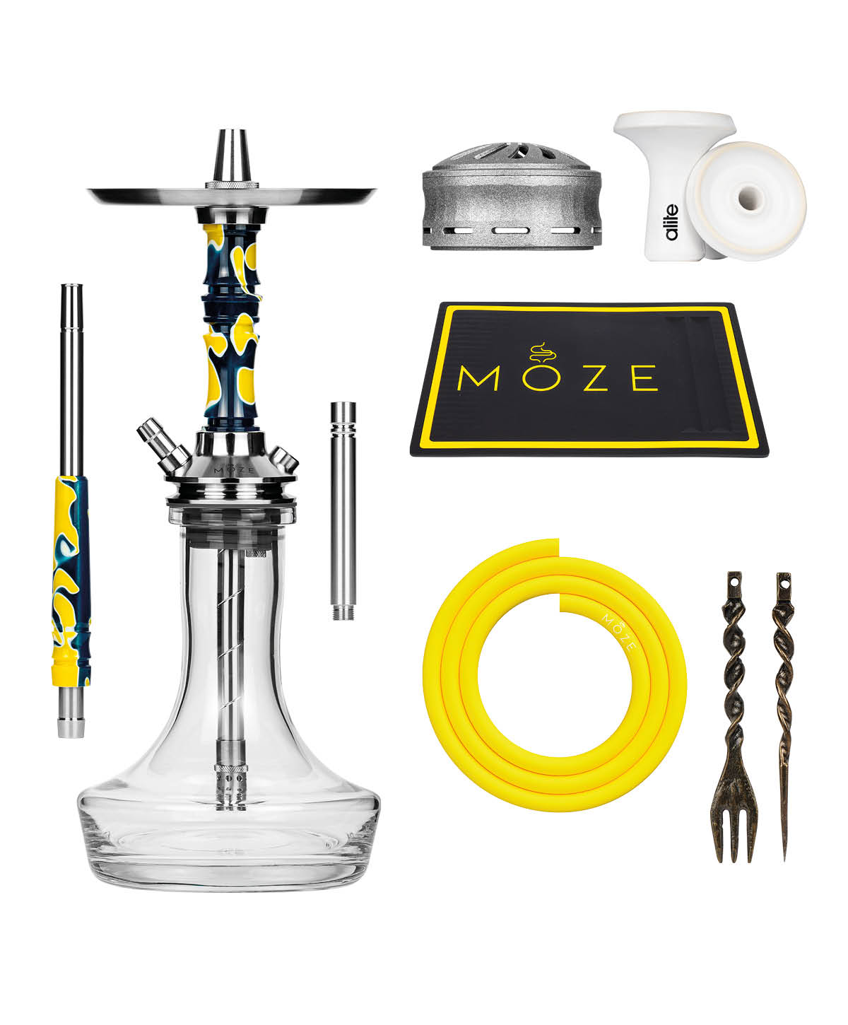Moze Breeze Pro - Candy Blue/Yellow - Sale Bundle