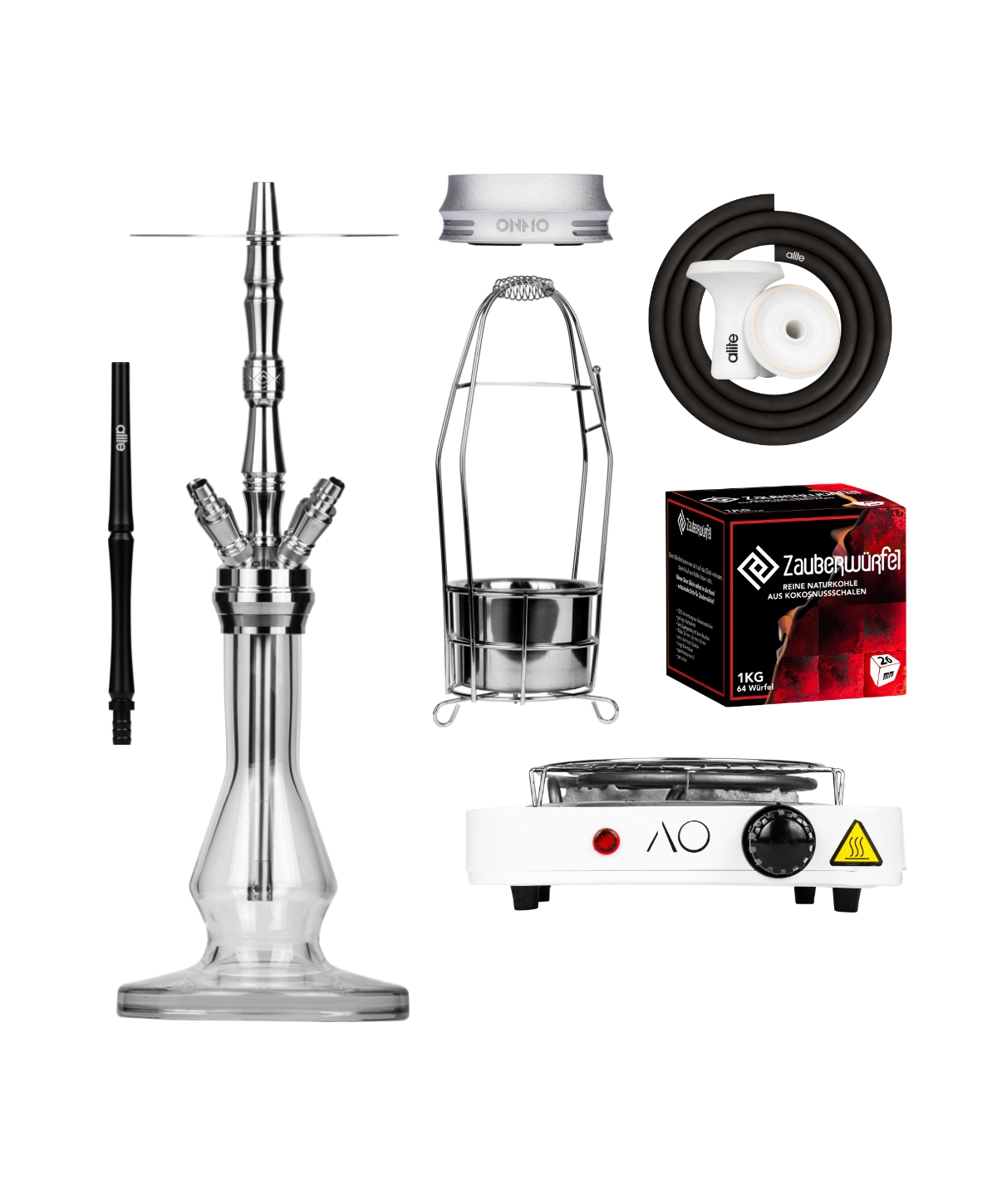 alite Swiss - Squad - Silver Christmas Bundle Hookah