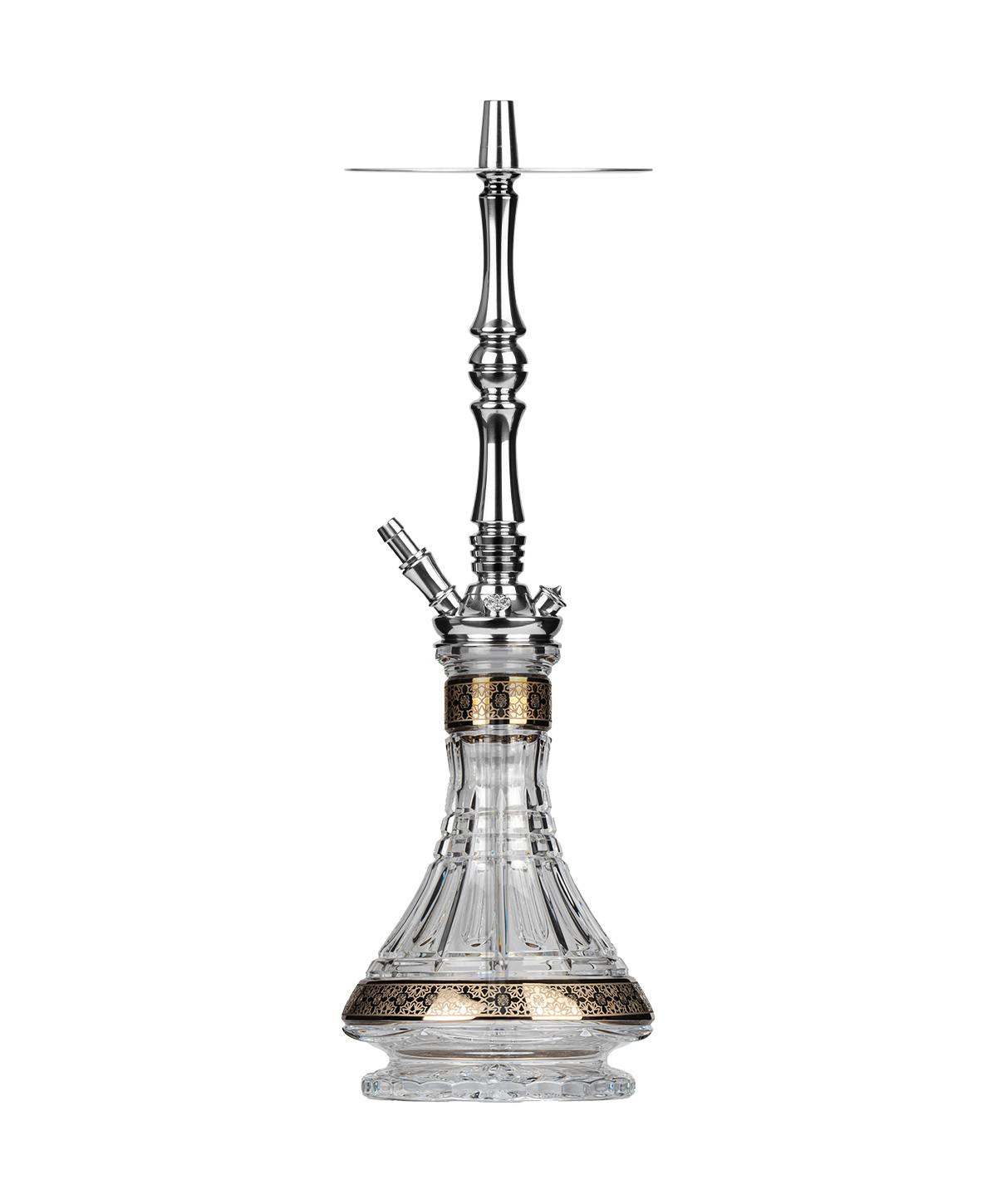 Moze Tradi L - Silver - Caesar Crystal Sahara Hookah