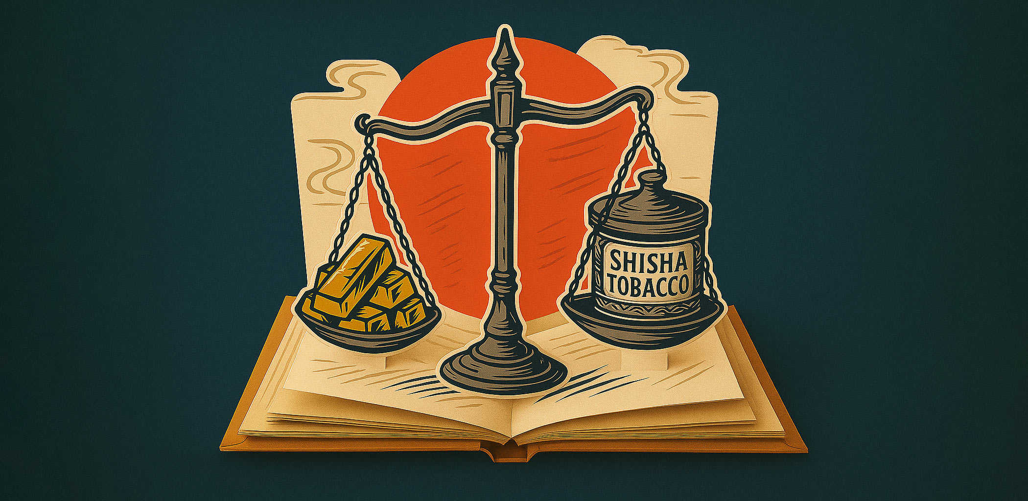 Coverbild Shisha Tabak mit Gold aufgewogen