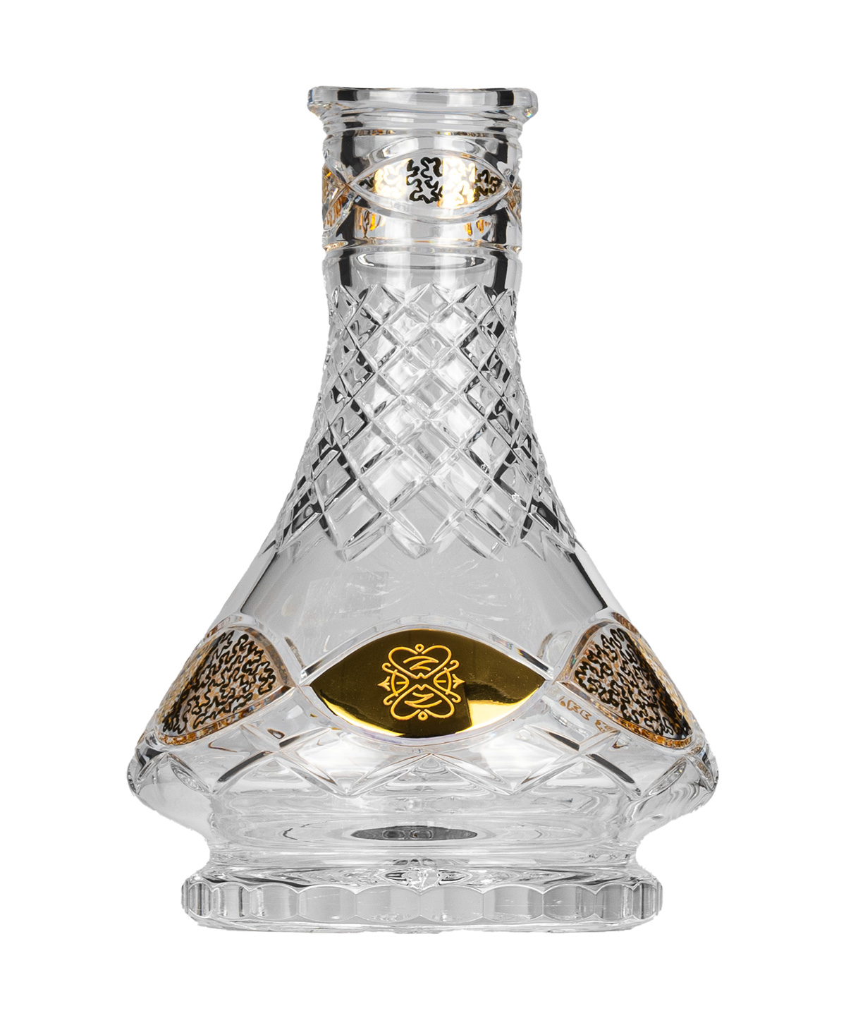 Caesar Crystal Large Ufo - Saida Gold Hookah Glass Variation: Saida