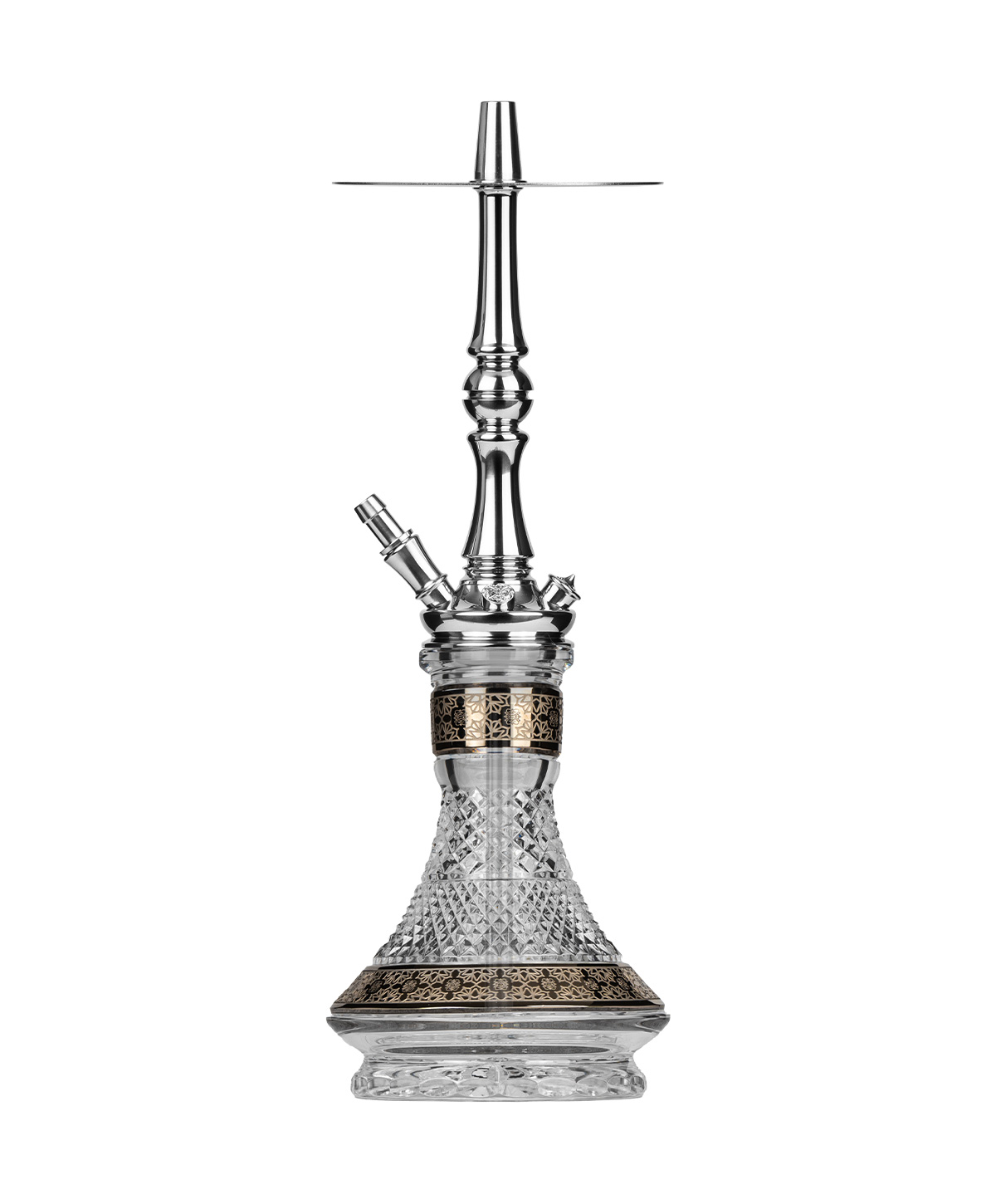 Moze Tradi M - Silver - Caesar Crystal Darna Hookah Moze Tradi M - Silver - Caesar Crystal Darna Hookah