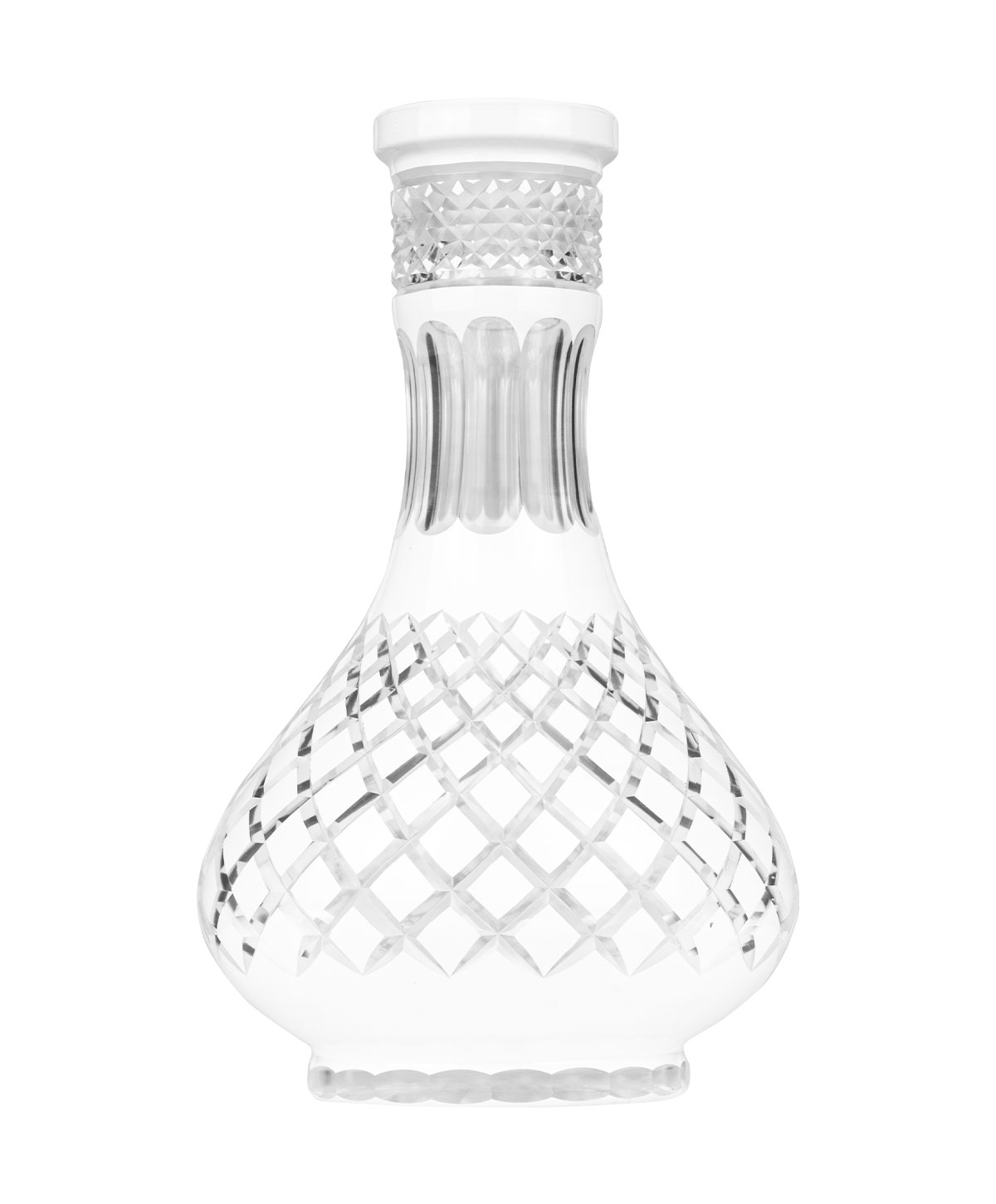 Caesar Crystal Large Drop - Crown Cut - White Hookah Glass Caesar Crystal Large Drop - Crown Cut - White Hookah Glass