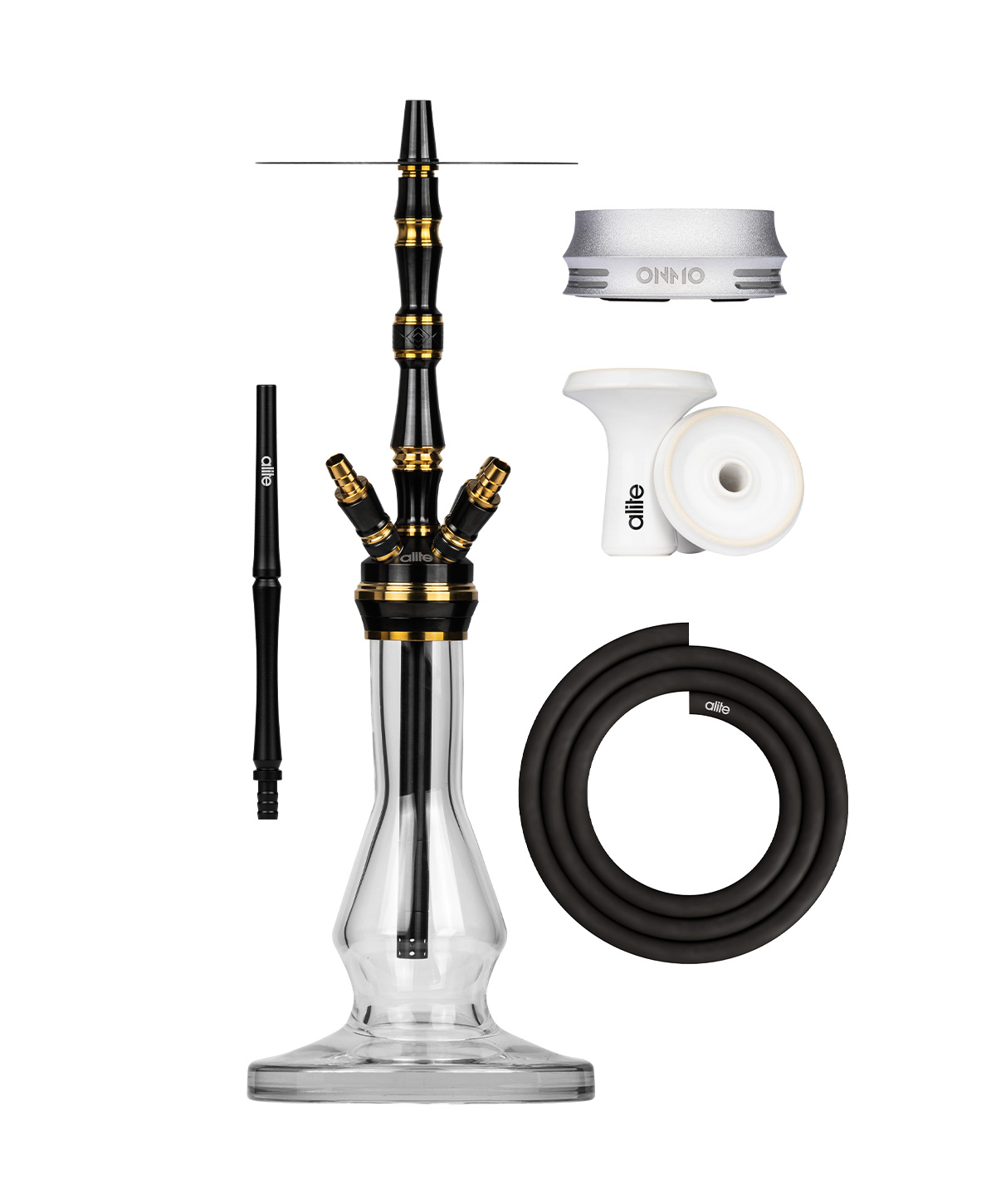 alite Swiss - Squad - Black/Gold Hookah