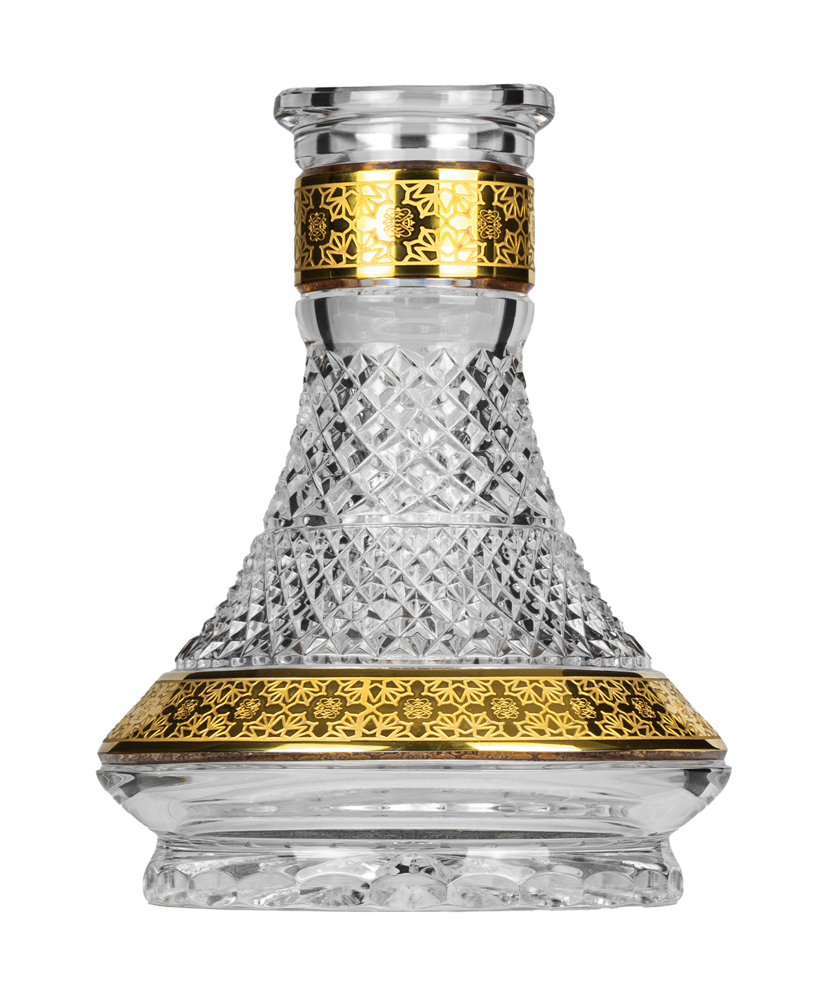 Caesar Crystal Small Ufo - Darna Gold Hookah Glass Caesar Crystal Small Ufo - Darna Gold Hookah Glass
