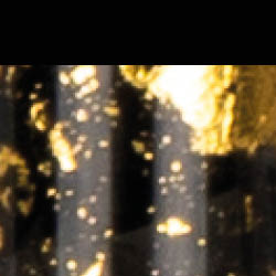 Gun Metal - Gold Flakes