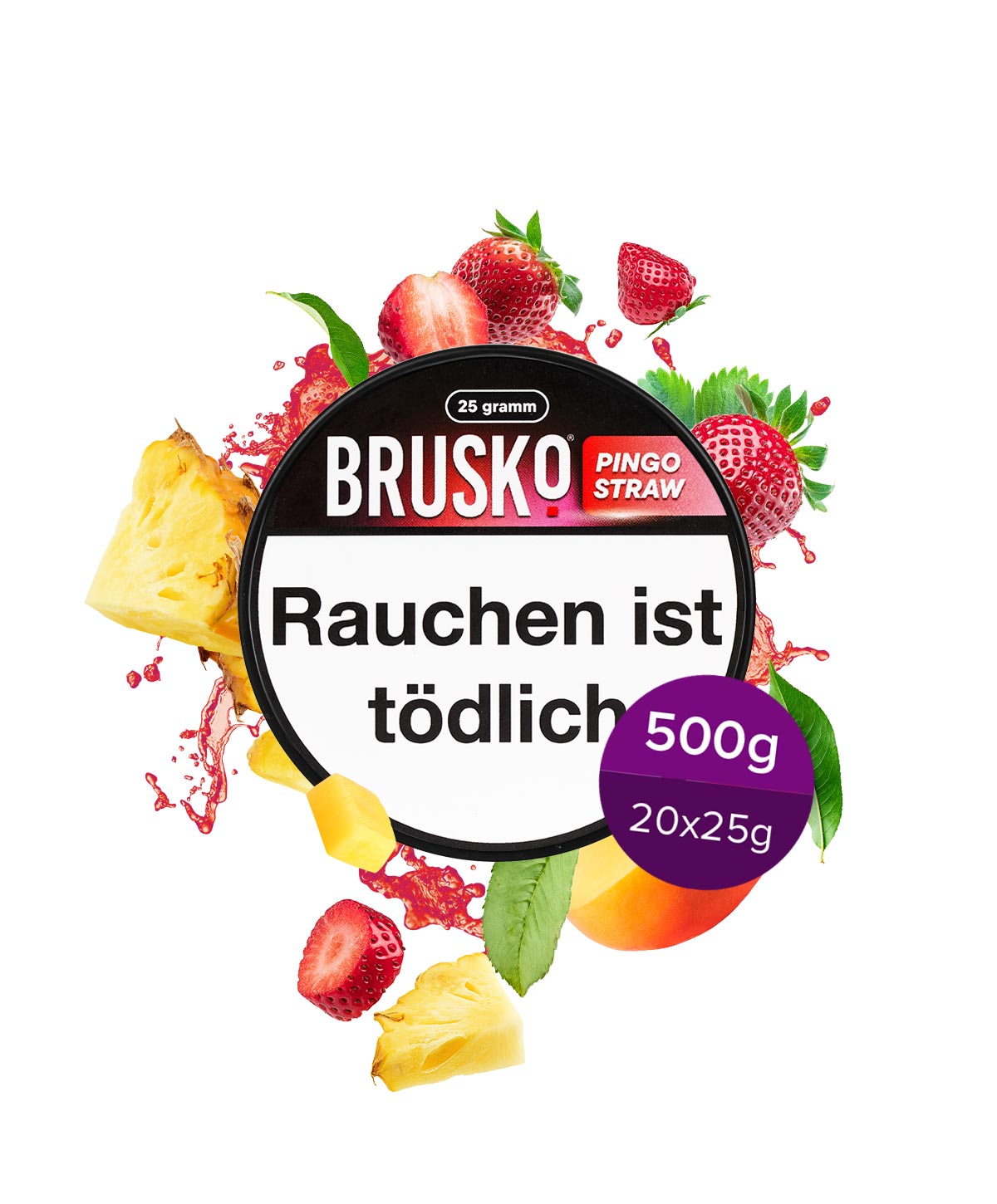 Brusko Pingo Straw 500g Shisha Tabak