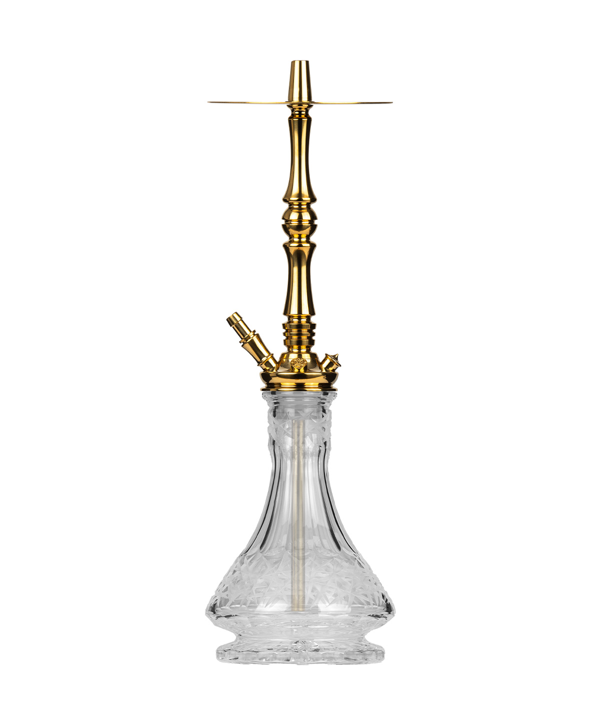 Moze Tradi L - Gold - Caesar Crystal Clear Shisha Moze Tradi L - Gold - Caesar Crystal Clear Shisha
