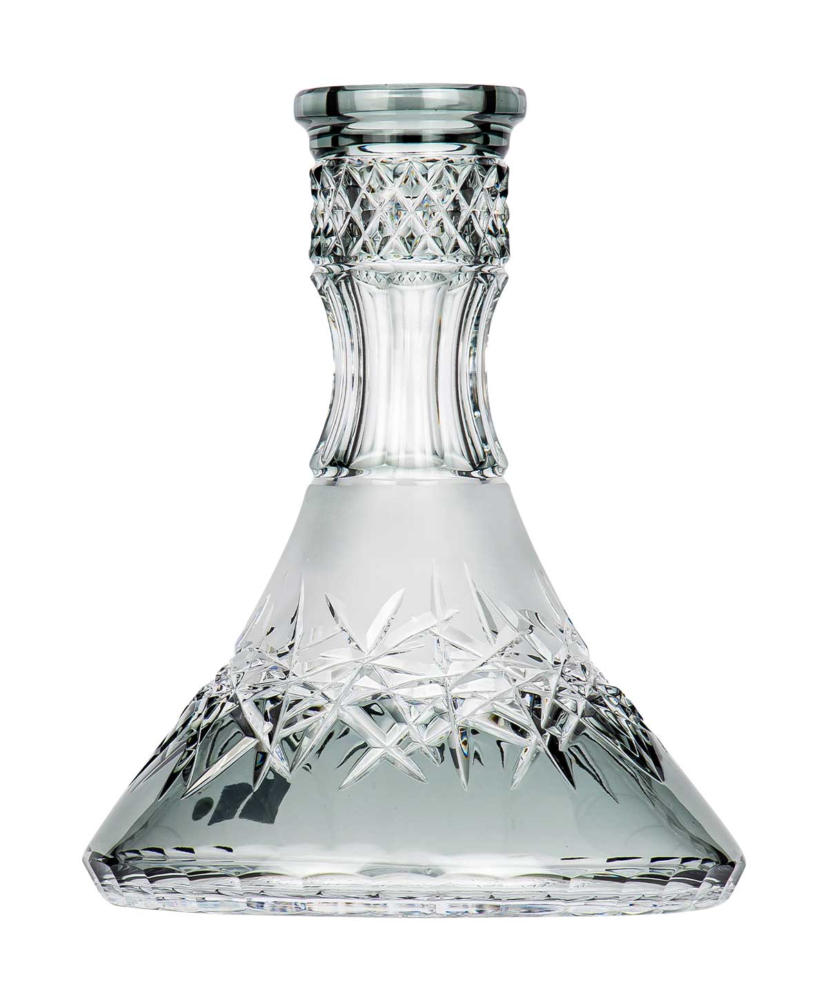 Caesar Crystal Large Cone - Hoarfrost Up - Grey Shisha Bowl Caesar Crystal Large Cone - Hoarfrost Up - Grey Shisha Bowl