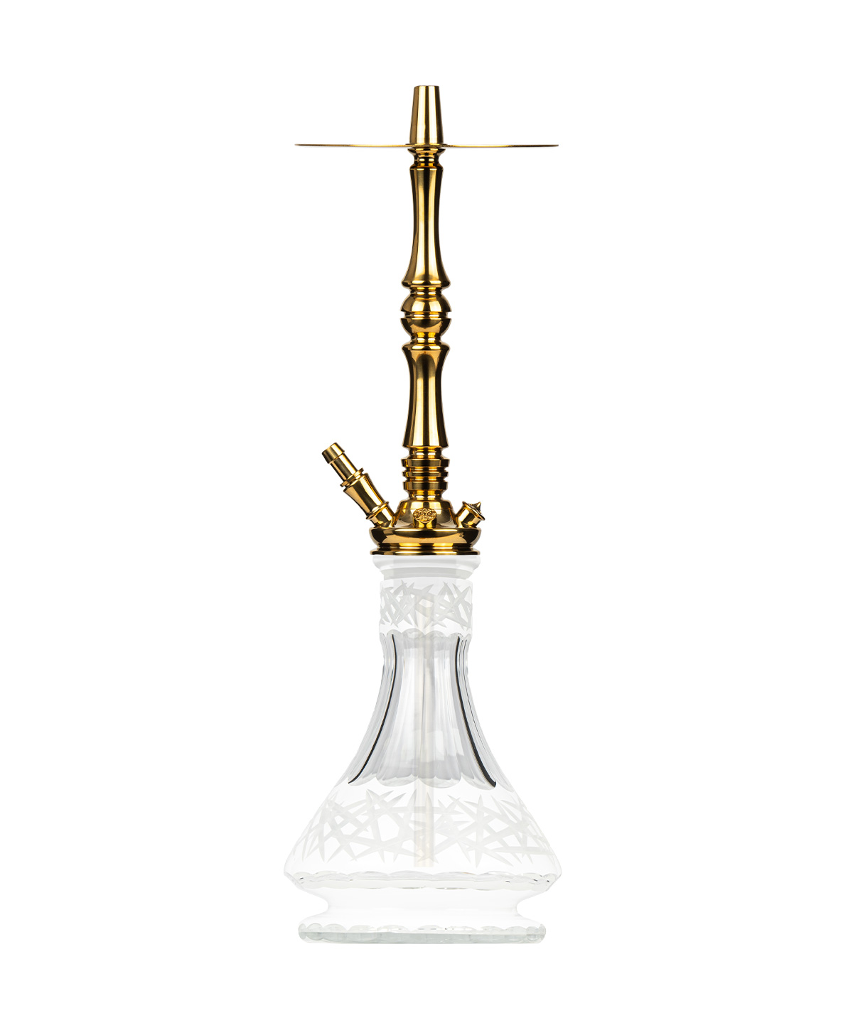 Moze Tradi L - Gold - Caesar Crystal White Hookah