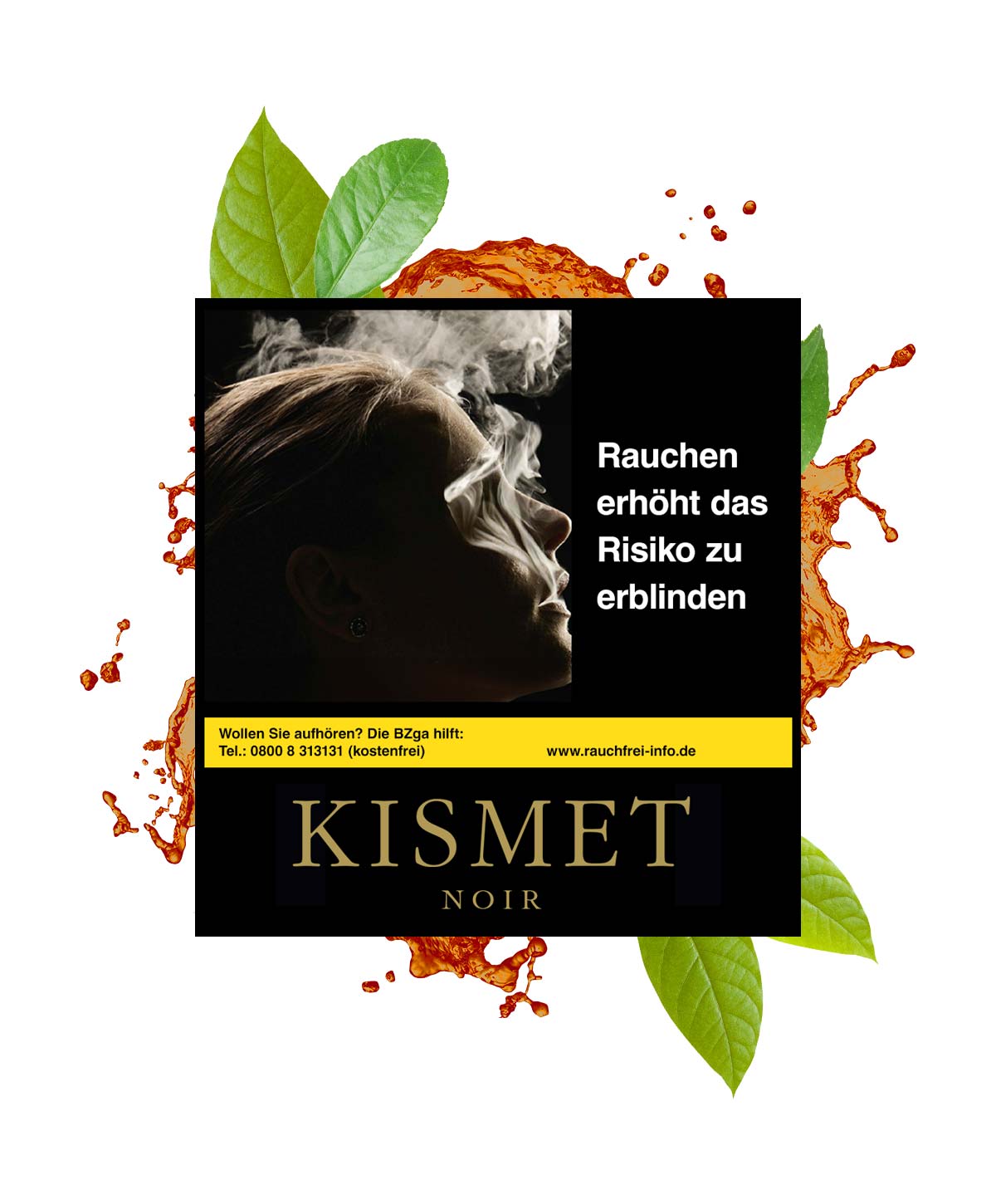 Kismet Blck Tea 200g Hookah Tobacco