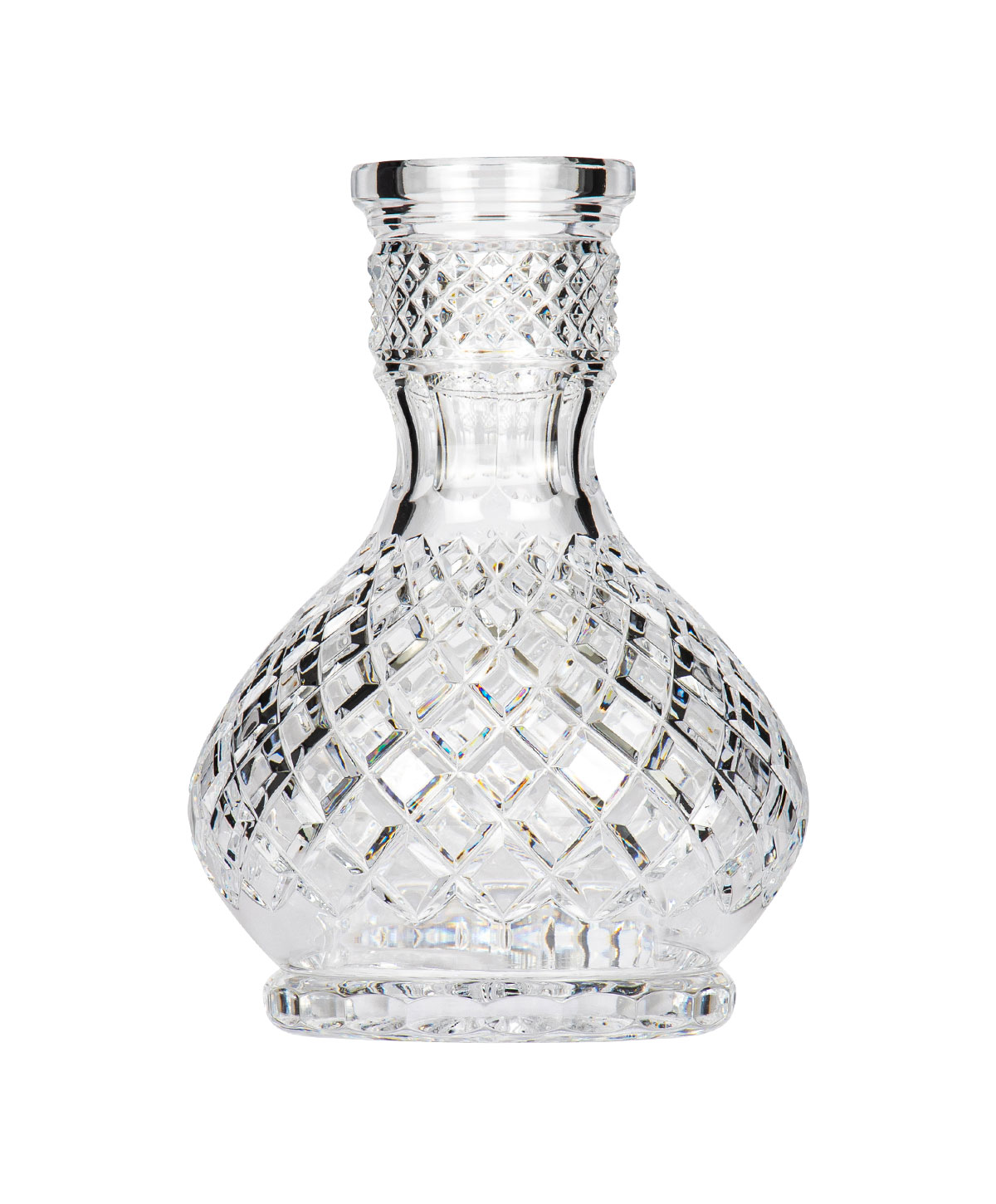 Moze Exclusive Glass Drop - Crown Cut - Clear Hookah Glass